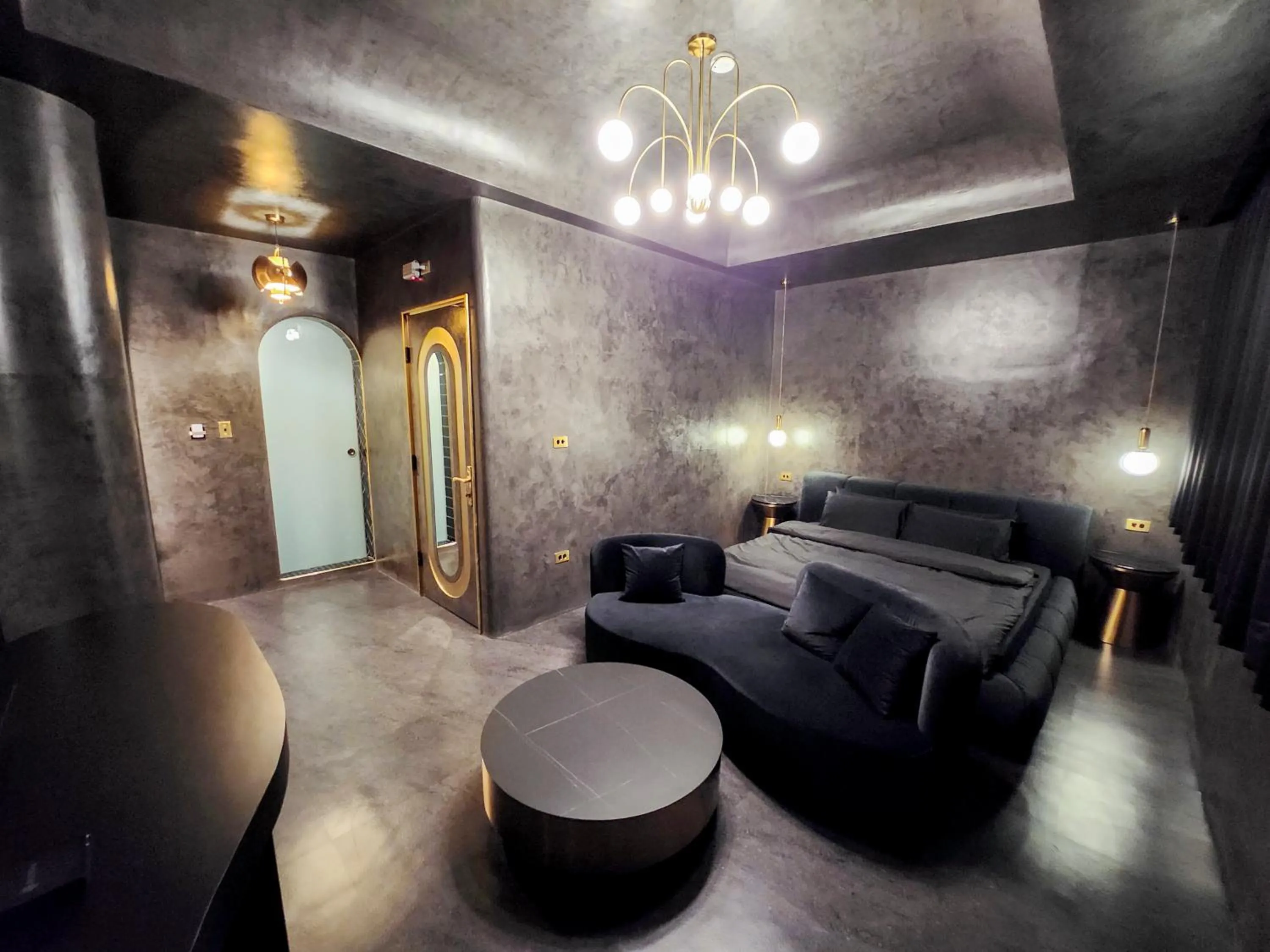 Living room in ART BnB