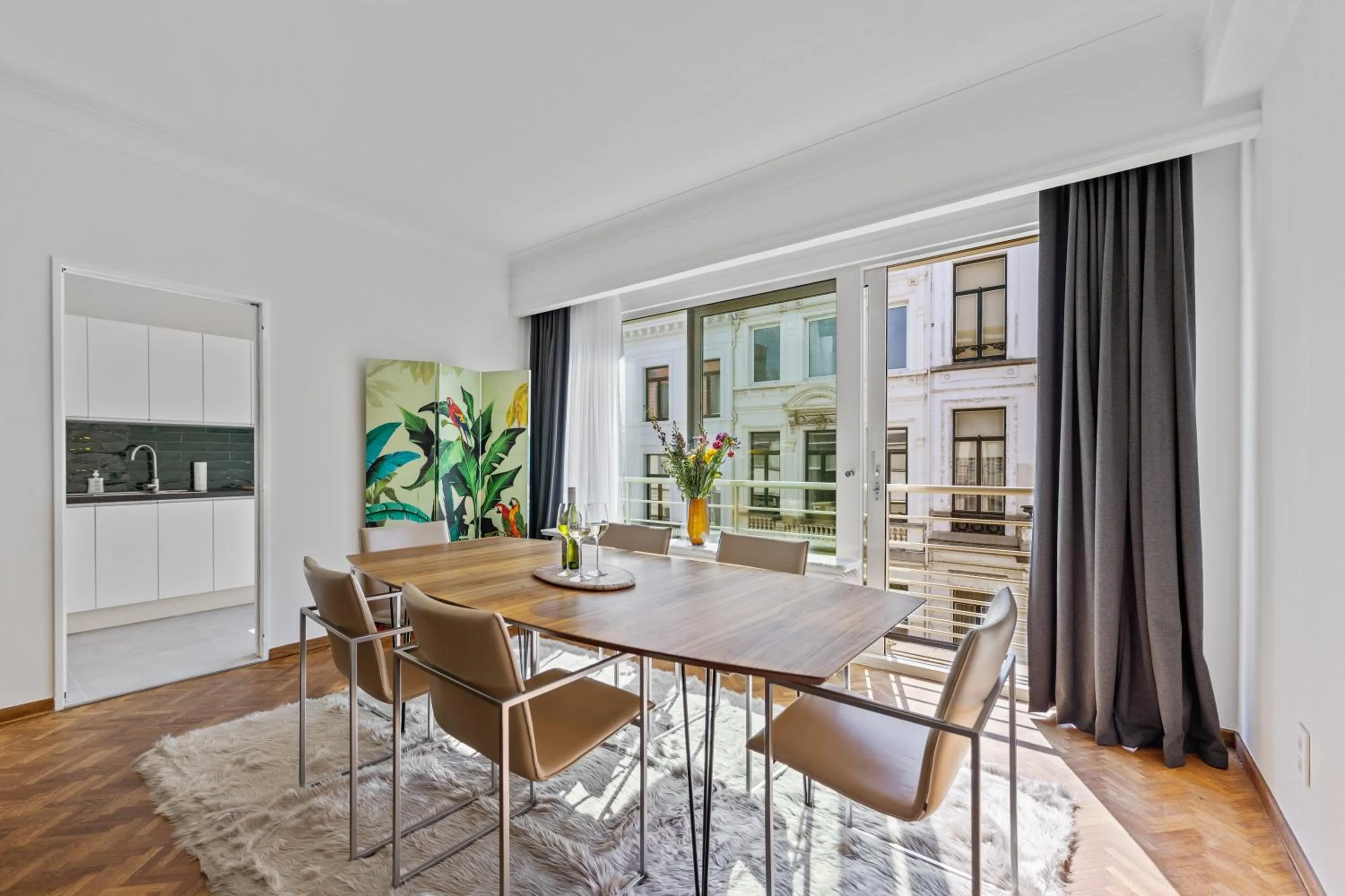 Living room in Central & luminous apartment