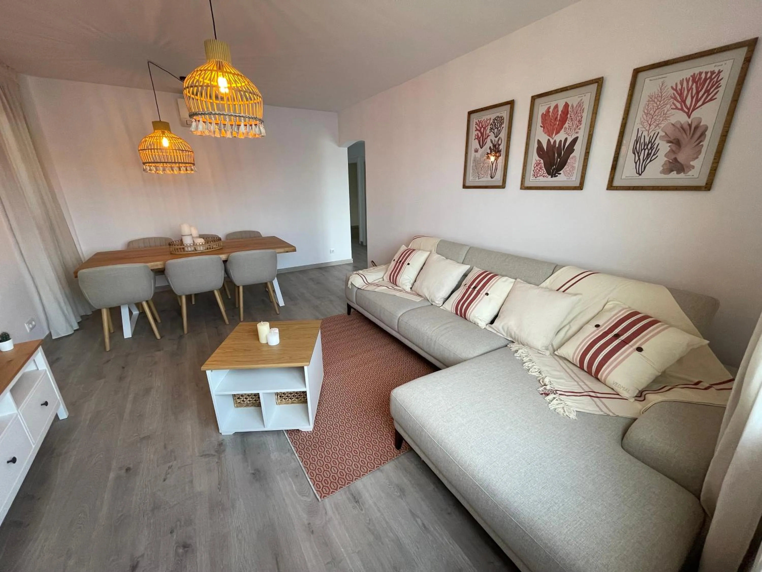 Seating area in Arena, exquisito apartamento con aire acondicionado en la playa