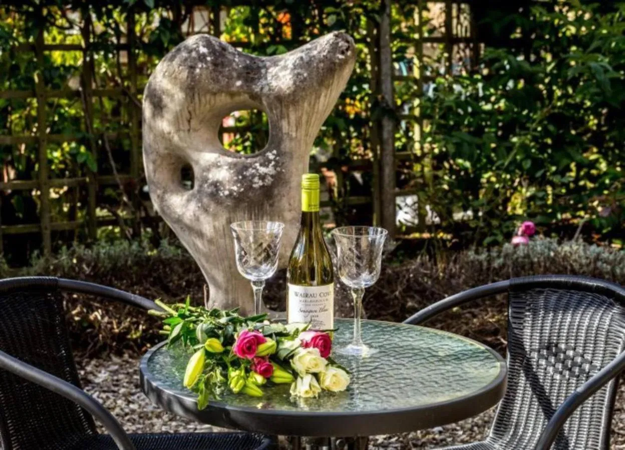 Patio in Abbeyside Cottage