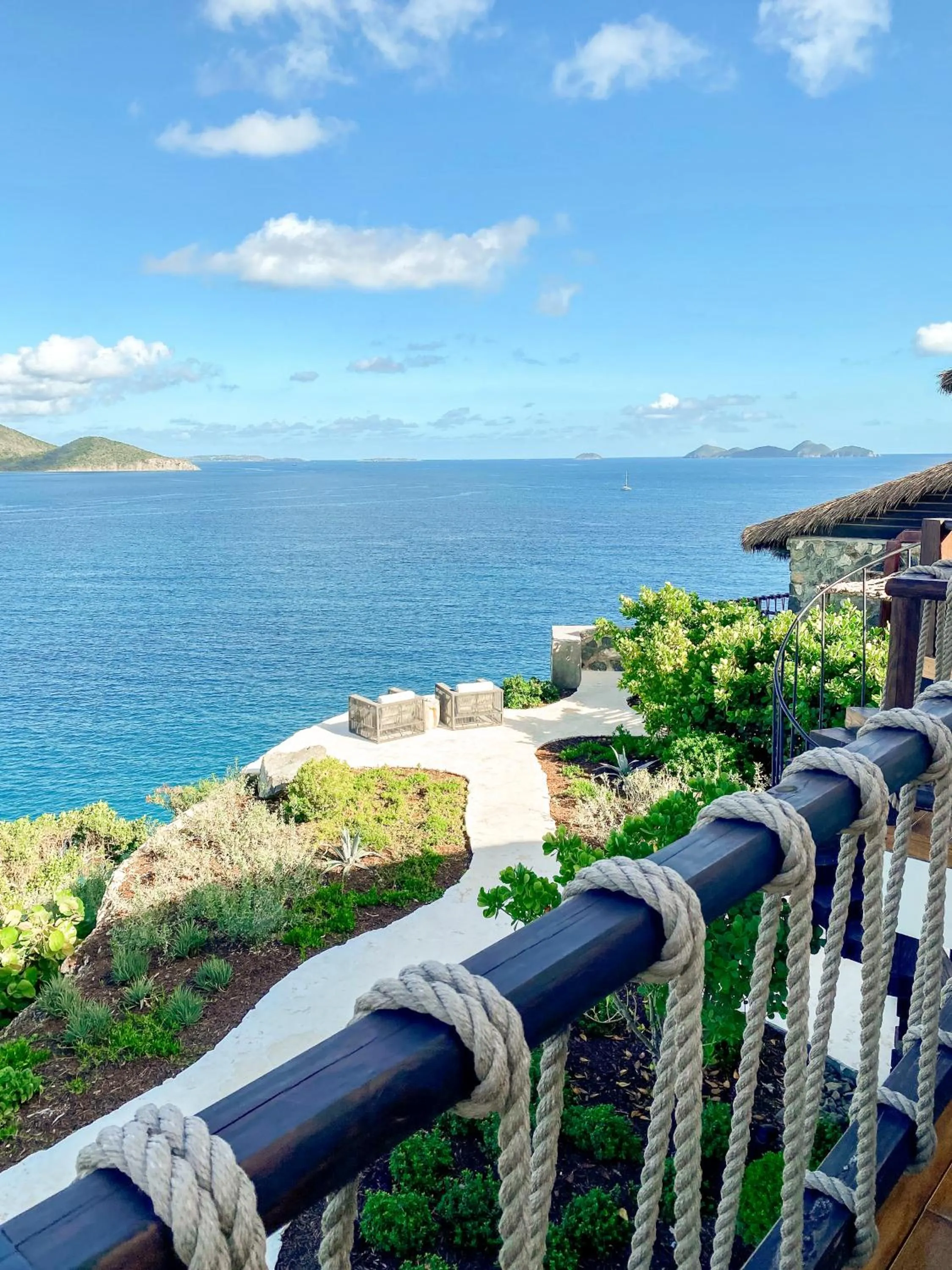 Sea view in The Aerial, BVI