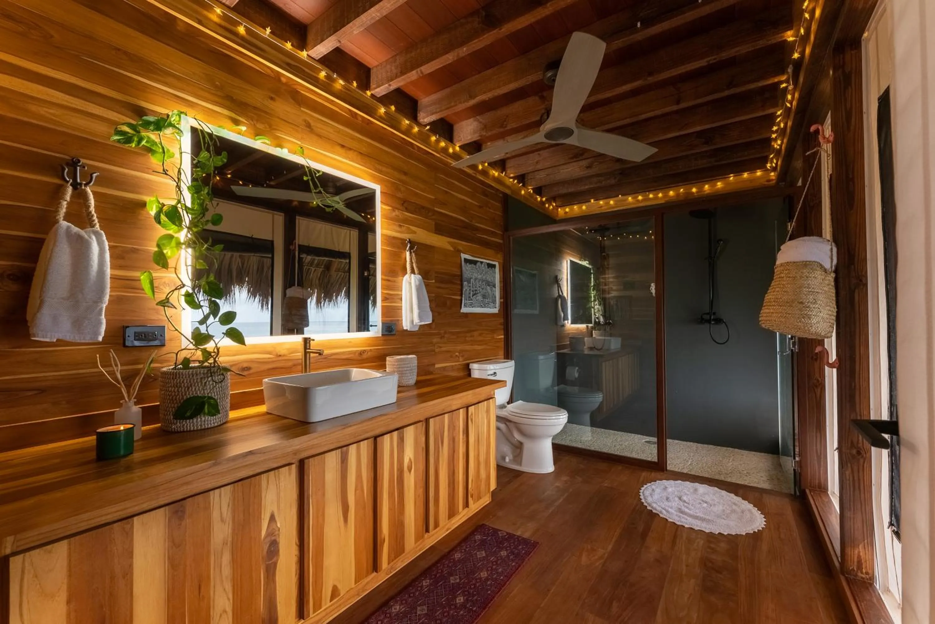 Bathroom in The Aerial, BVI