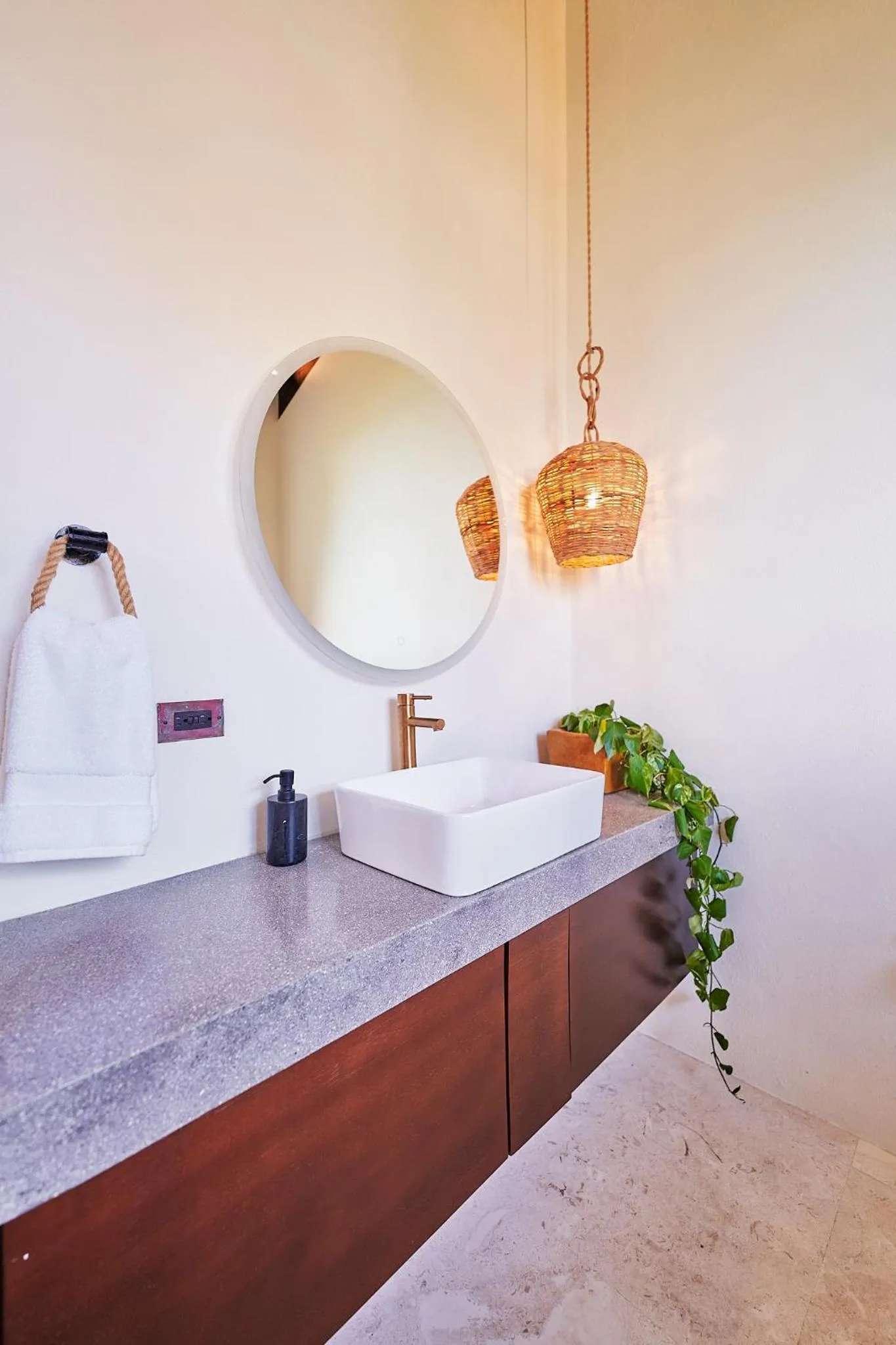 Bathroom in The Aerial, BVI