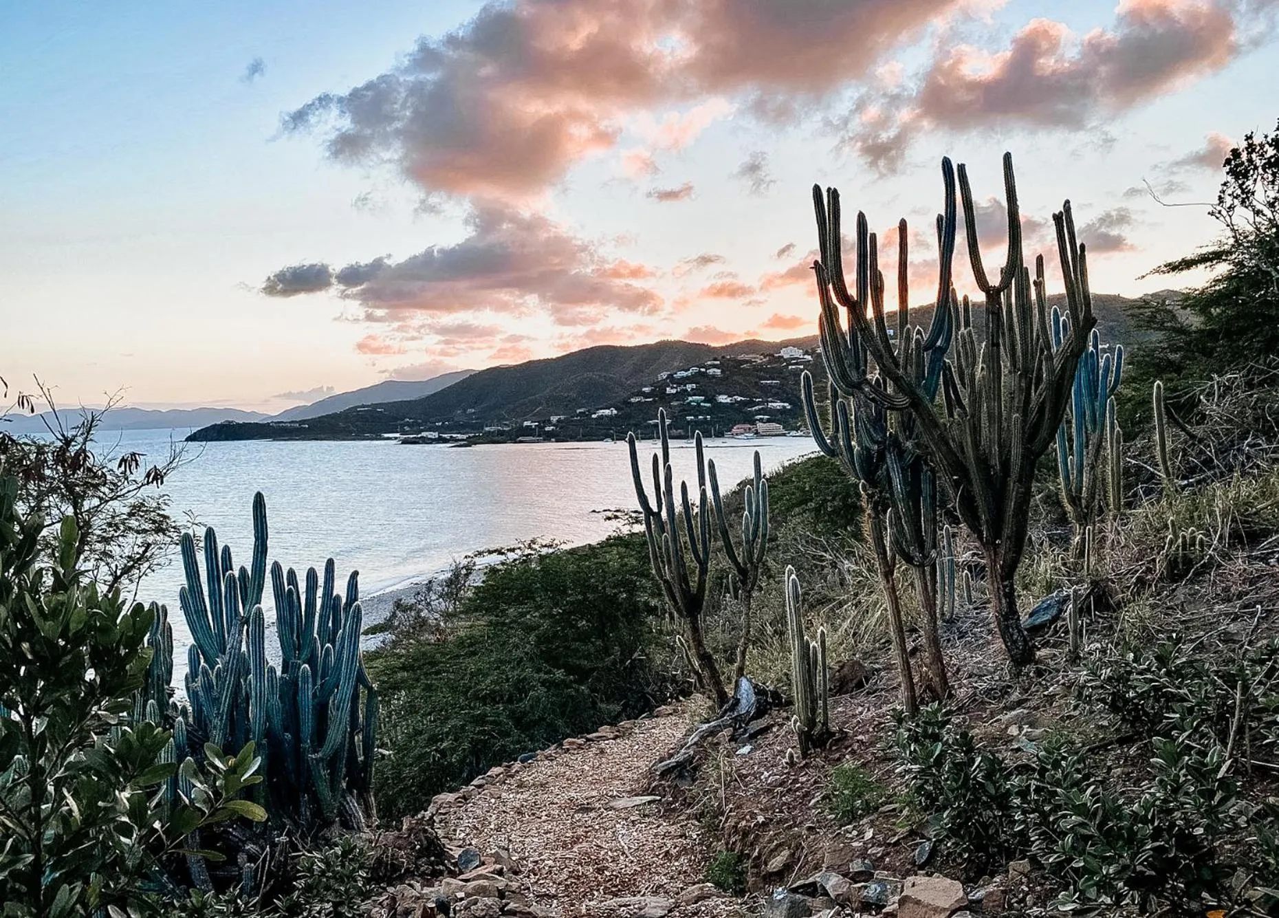 Hiking in The Aerial, BVI