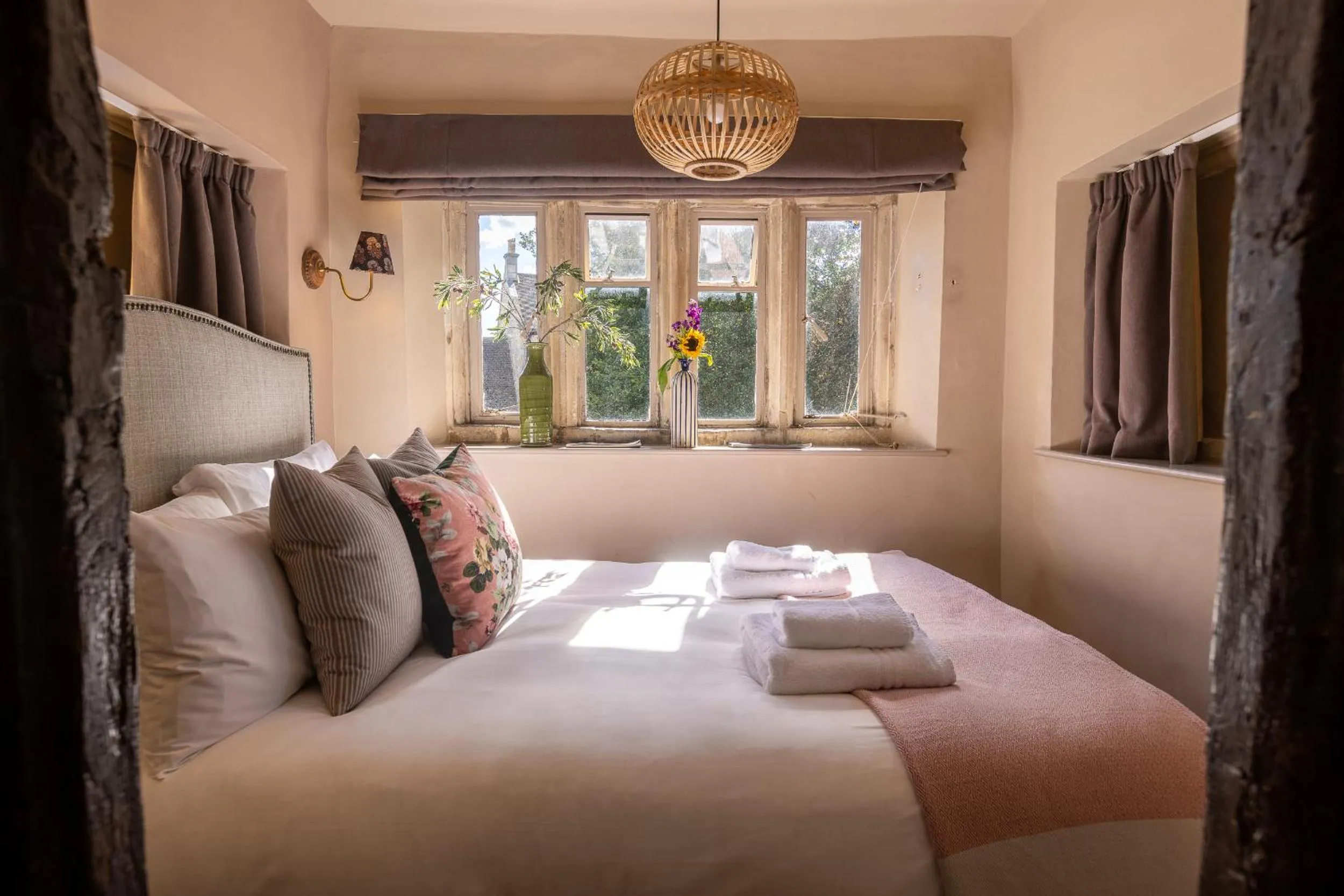 Bed in The Porch House