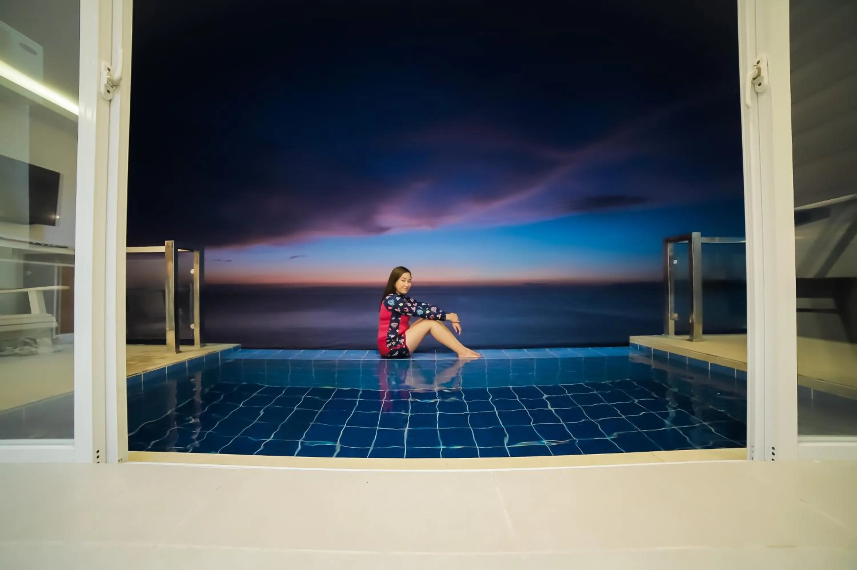 Swimming pool in Blue Coast Beach Hotel