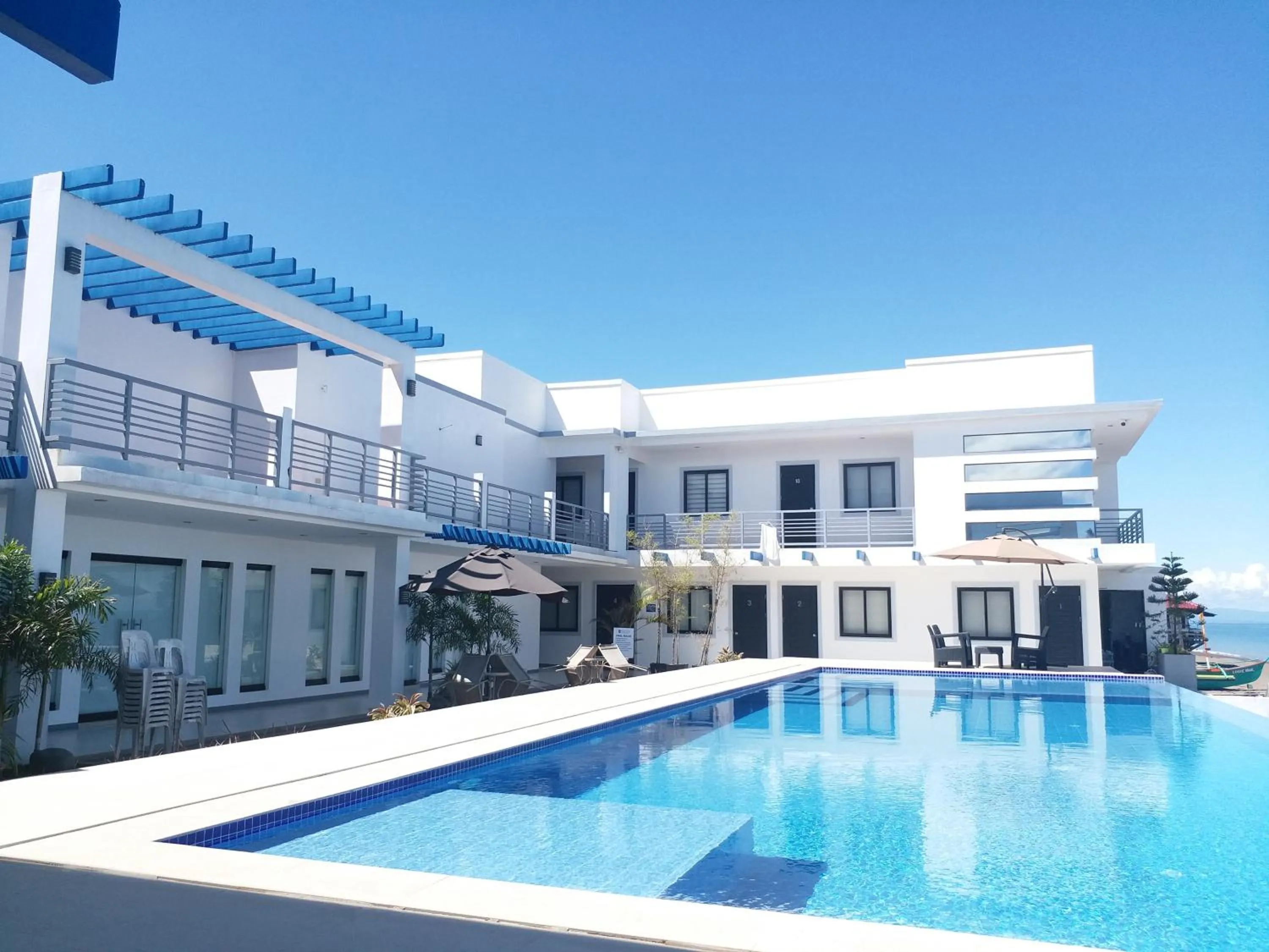 Property building in Blue Coast Beach Hotel