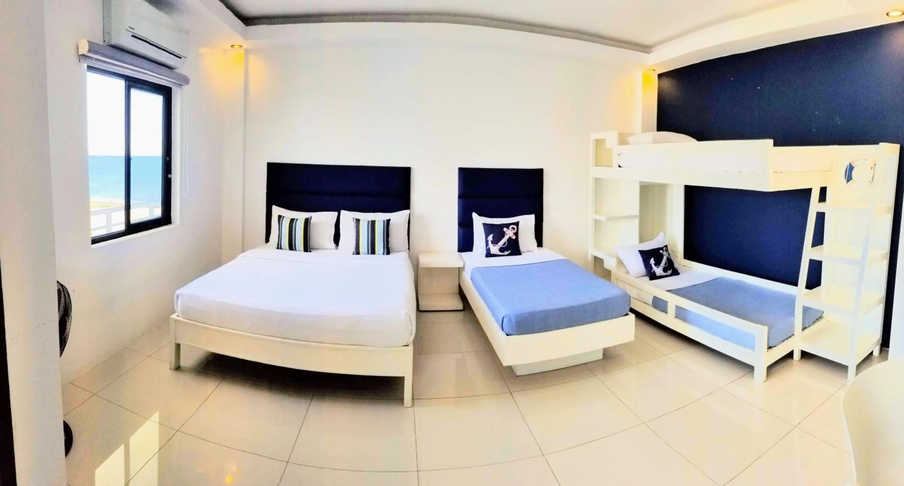Bedroom, Bed in Blue Coast Beach Hotel