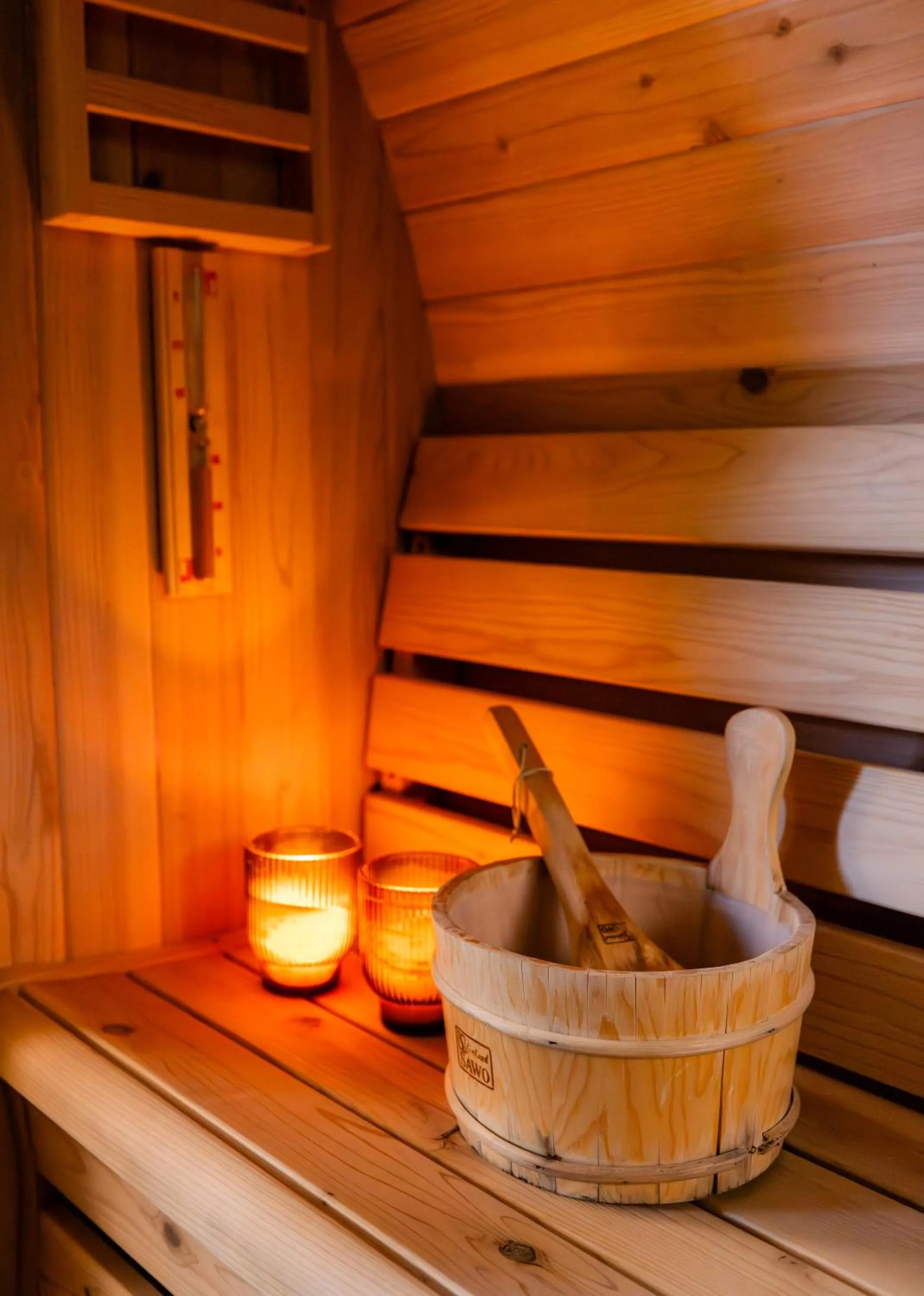 Sauna in Hana Lodge