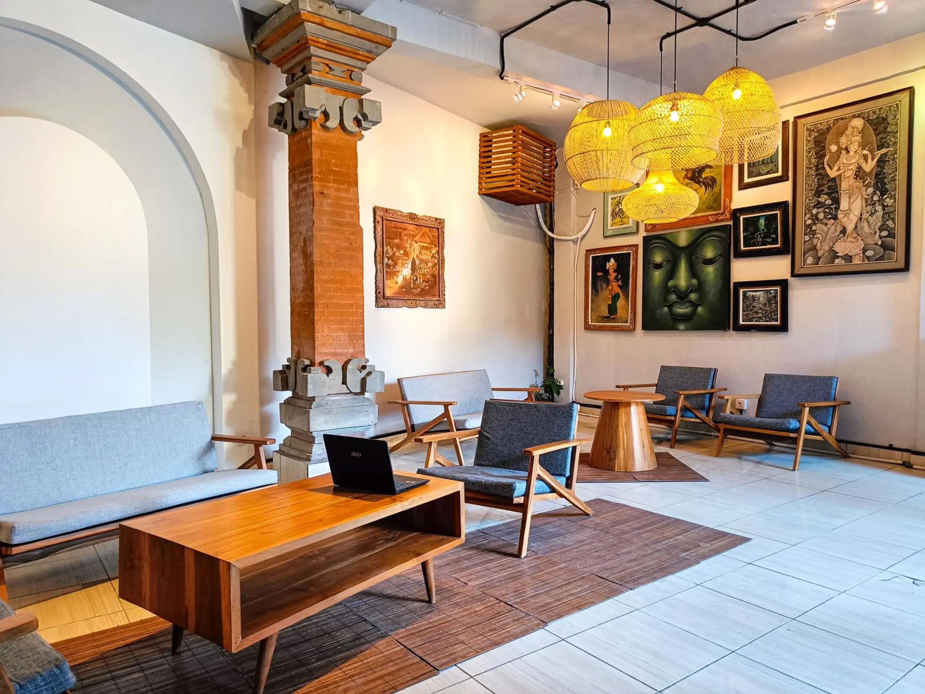 Twin Room with View in Nobody Inn Bali by Aligna Hospitality Twin Room with View in Nobody Inn Bali by Aligna Hospitality