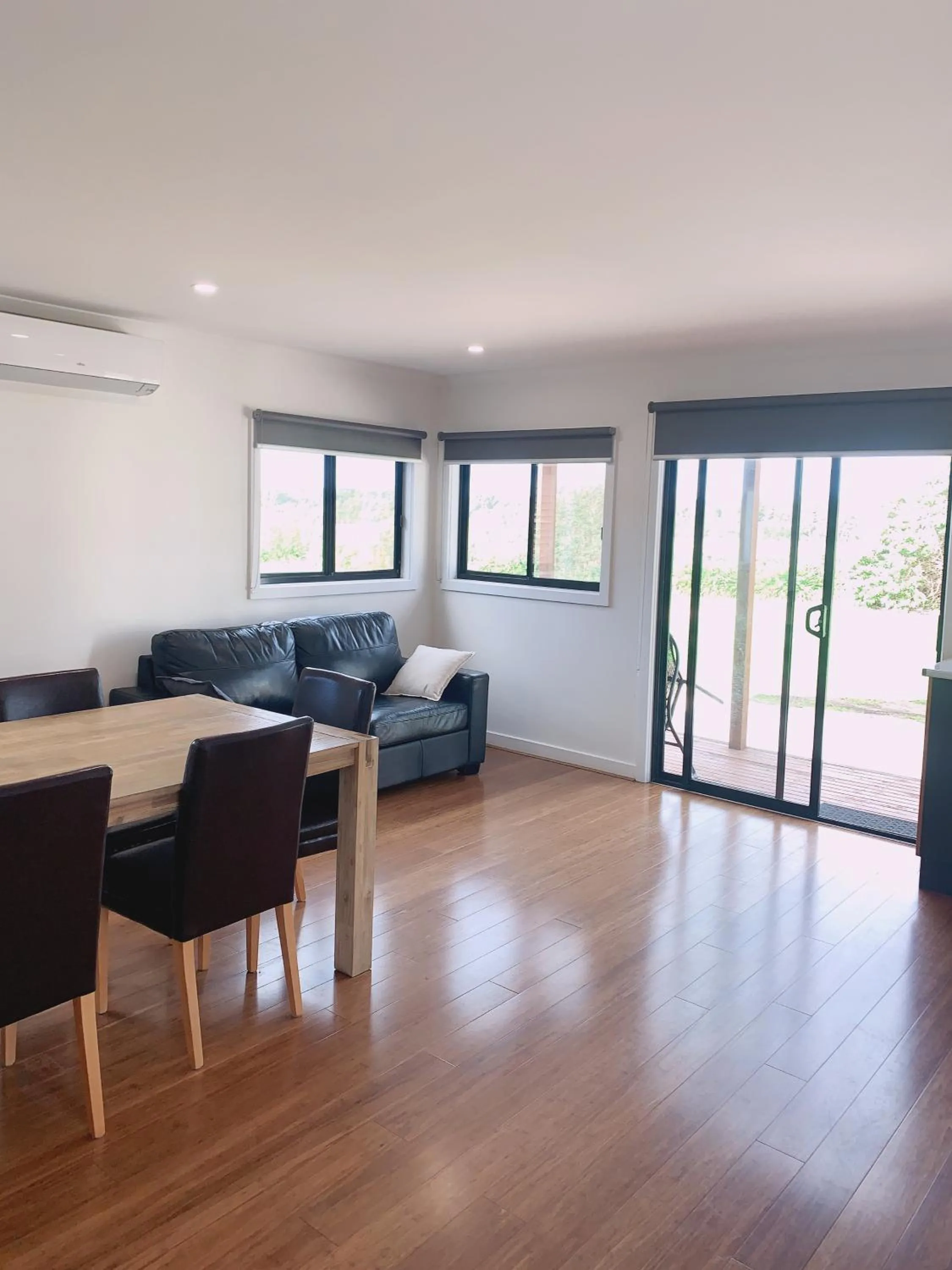 Seating area in Colac Otway Caravan & Cabin Park