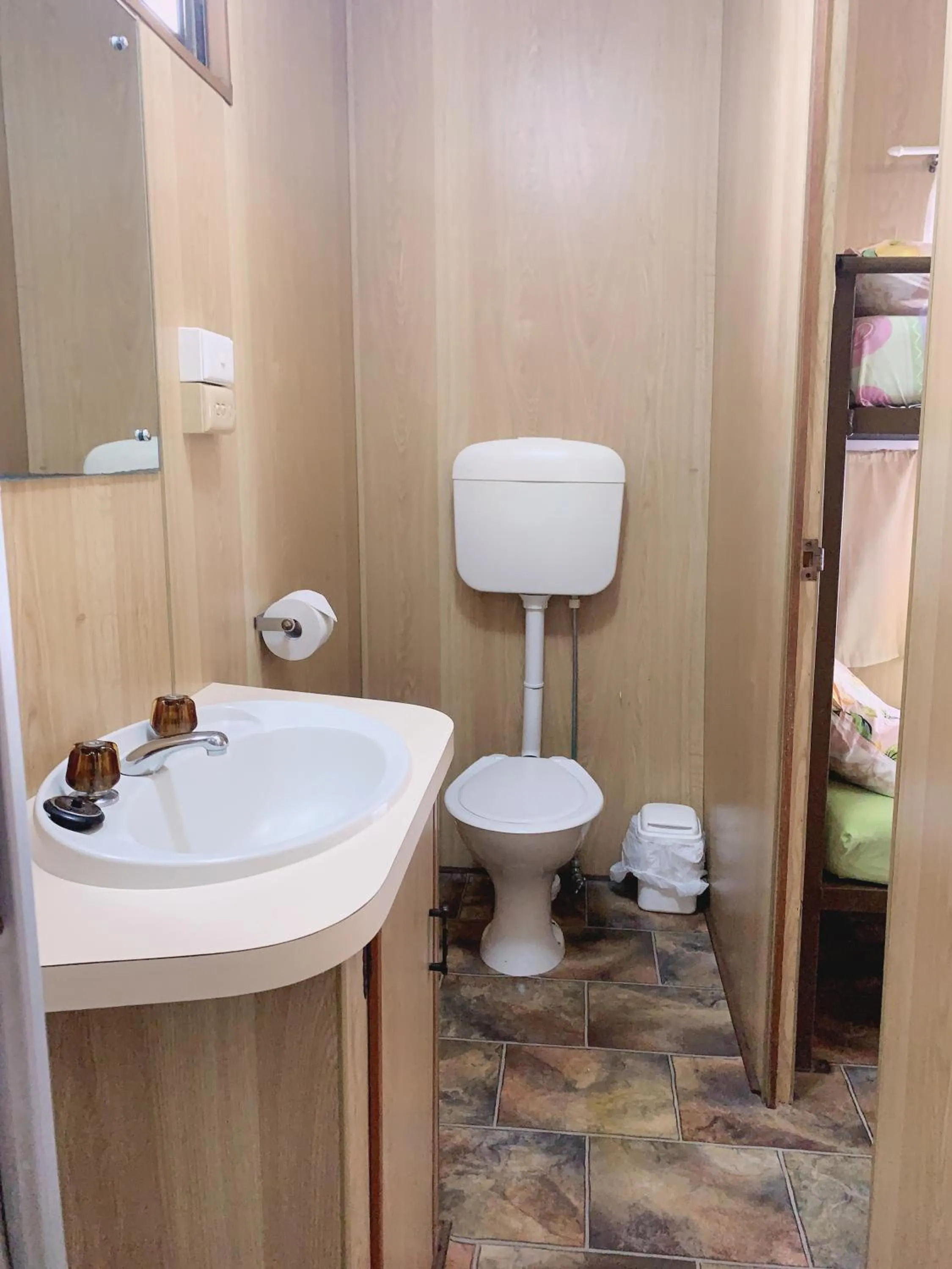 Toilet in Colac Otway Caravan & Cabin Park