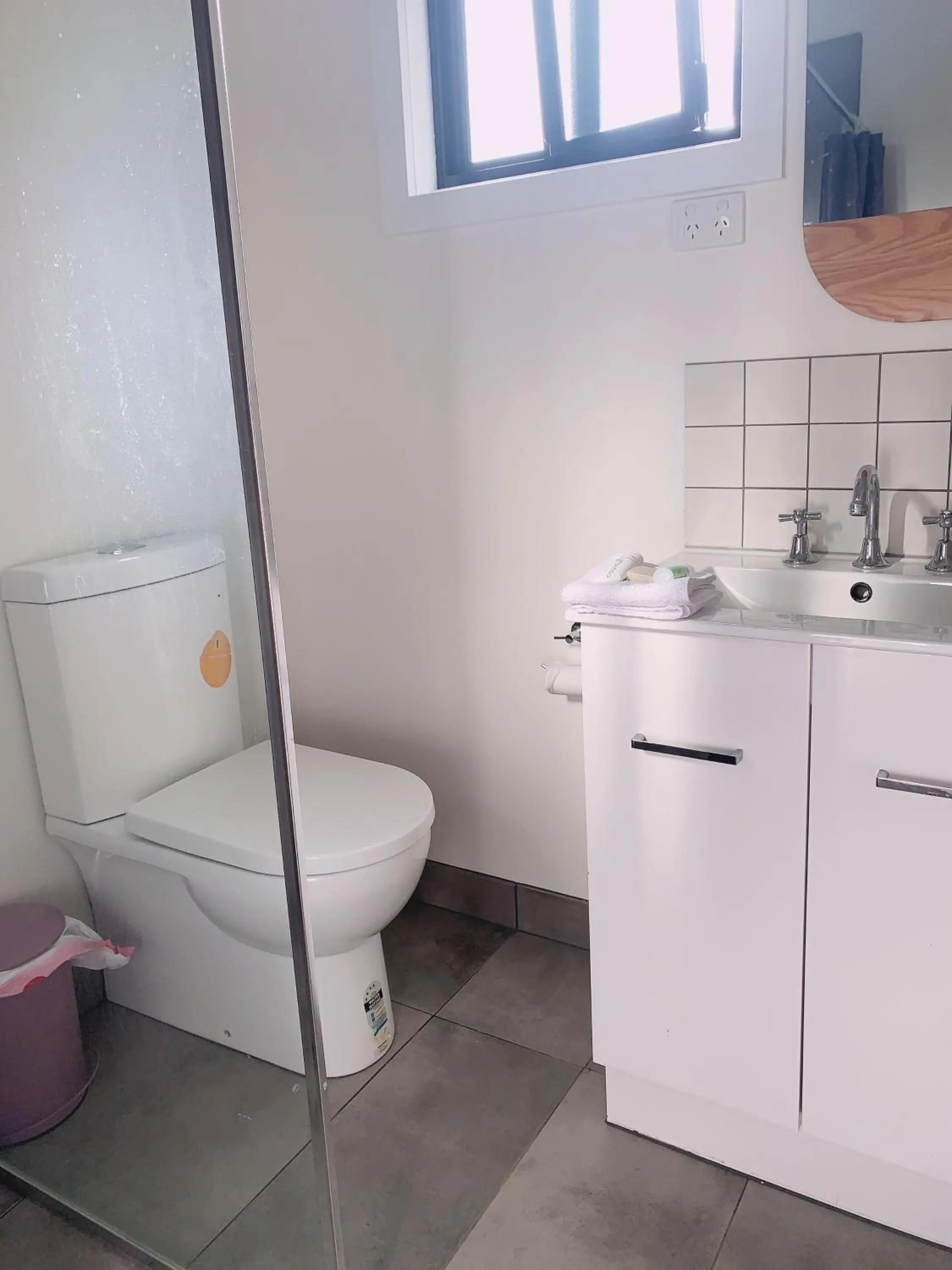 Toilet in Colac Otway Caravan & Cabin Park