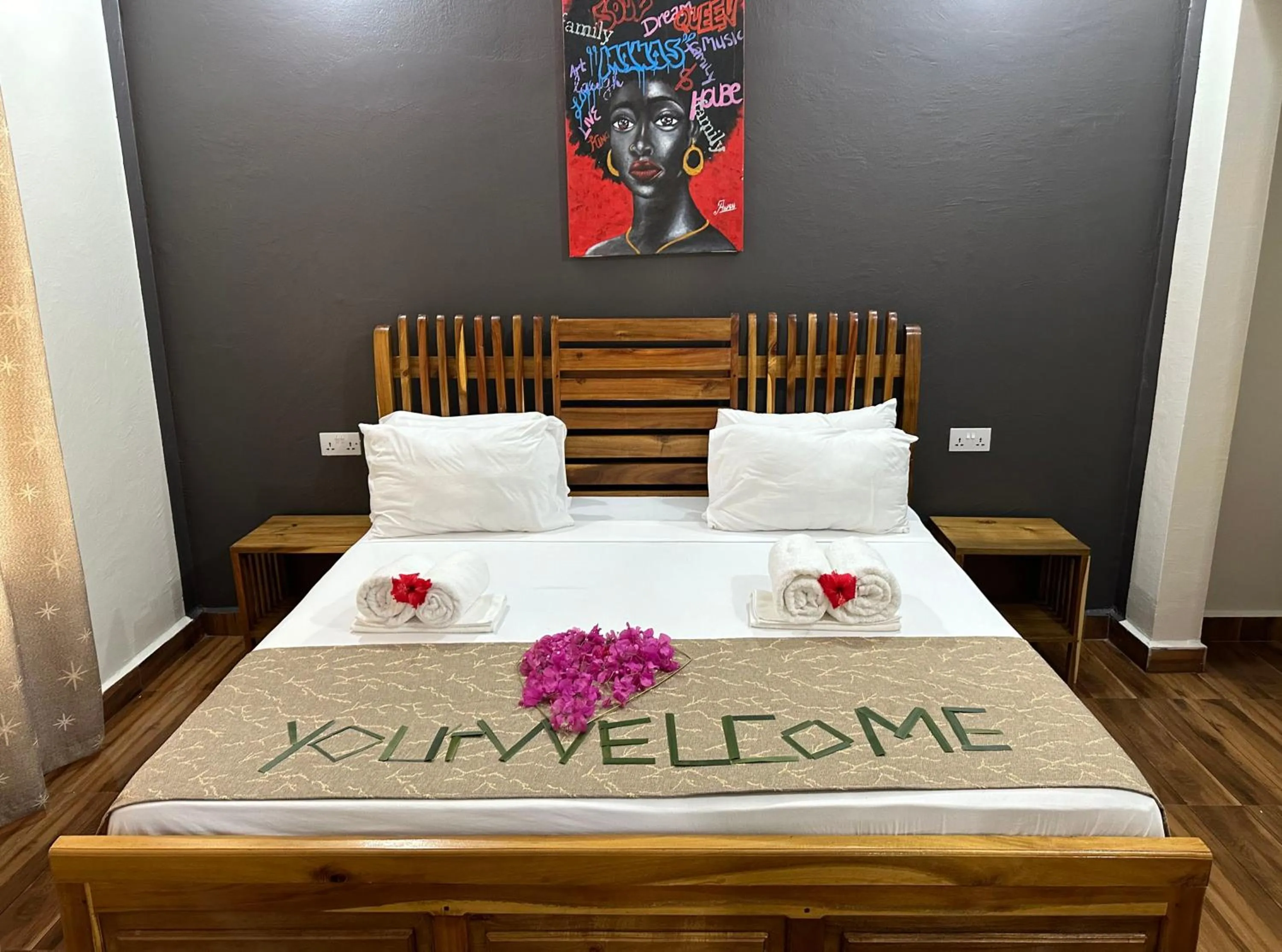 Bed in Fukuchani Inn Hotel