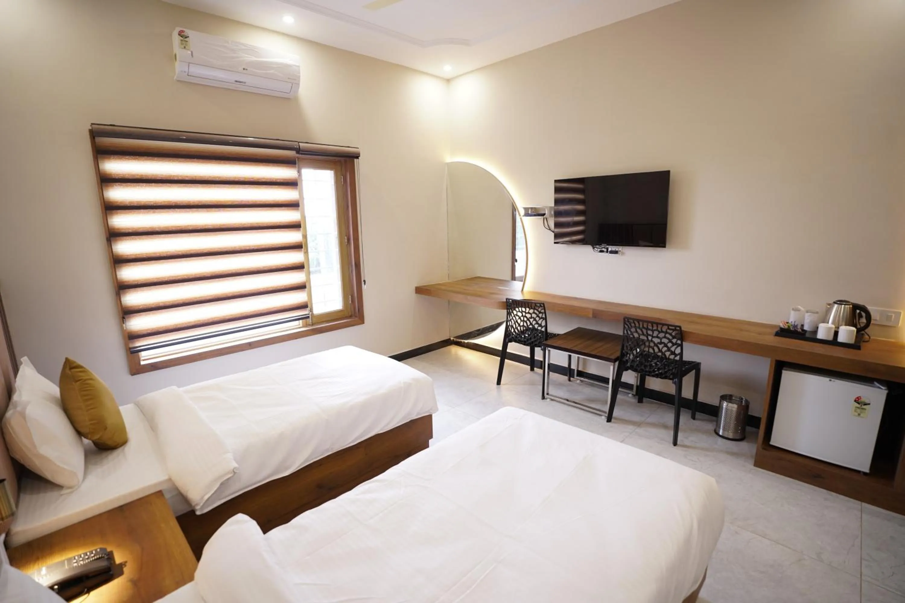 Bed in Dreamy Desert Hotel