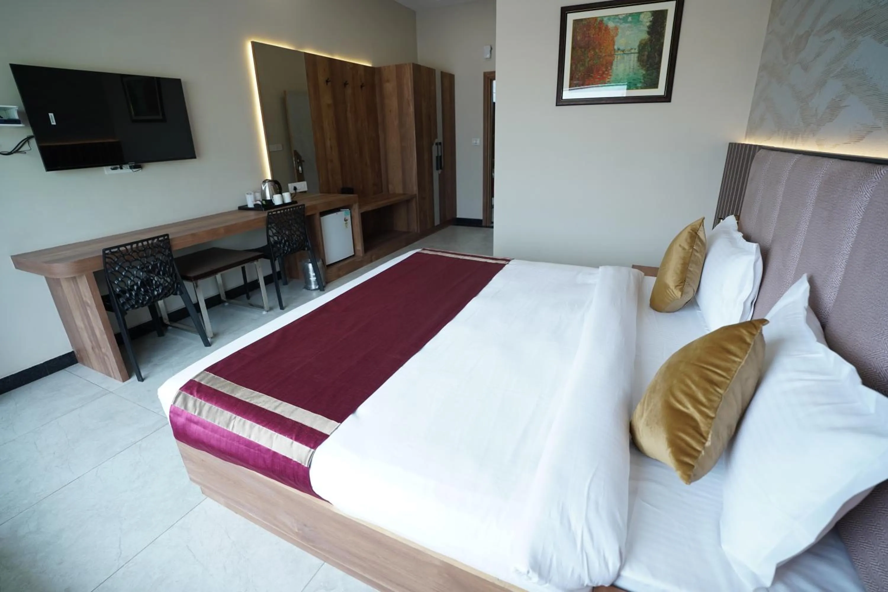 Bed in Dreamy Desert Hotel