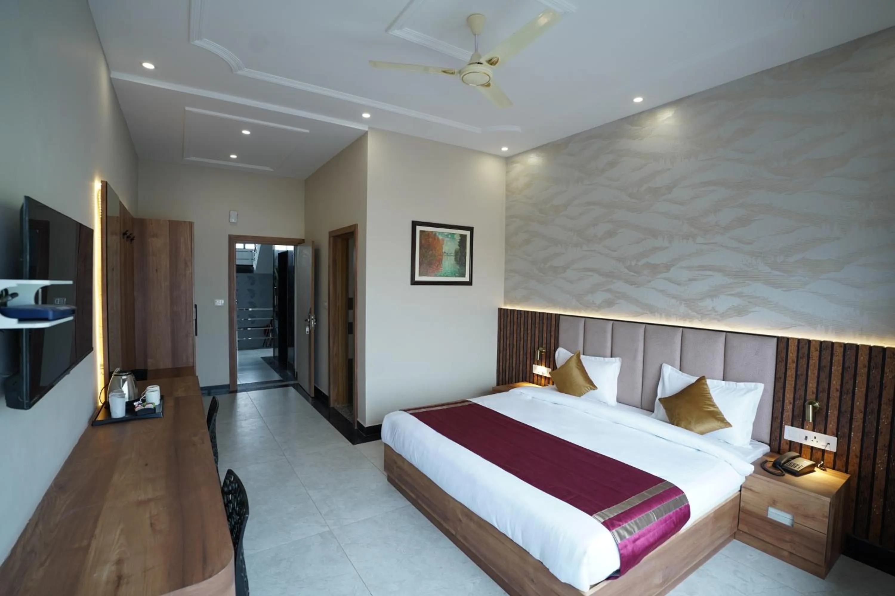 Bed in Dreamy Desert Hotel