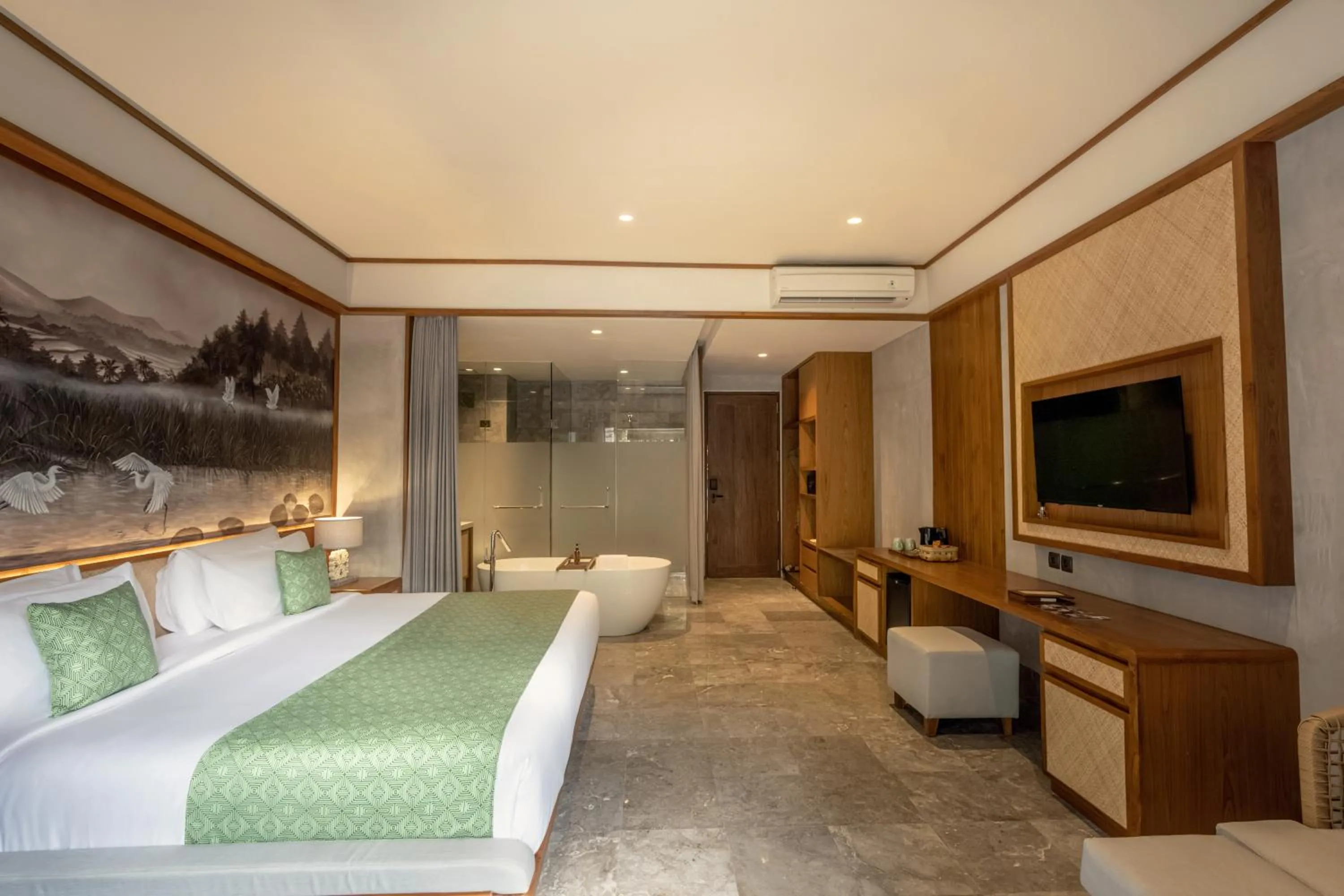 Photo of the whole room, Bed in Adiwana Kamania