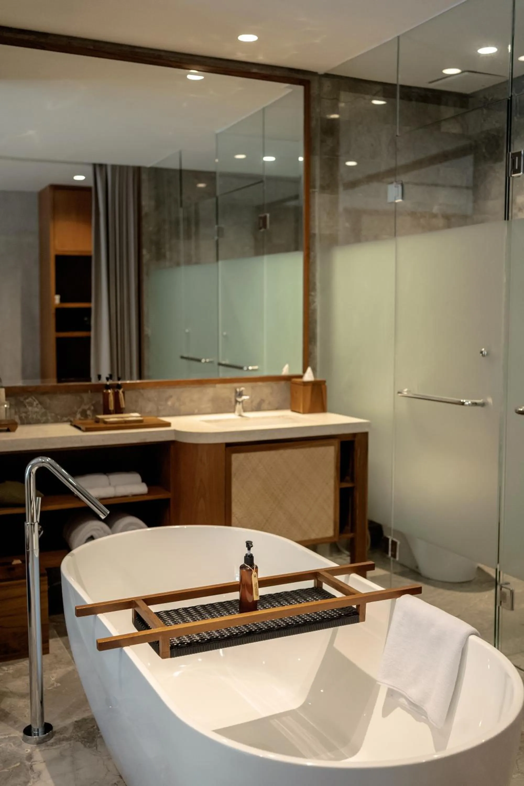 Bathroom in Adiwana Kamania