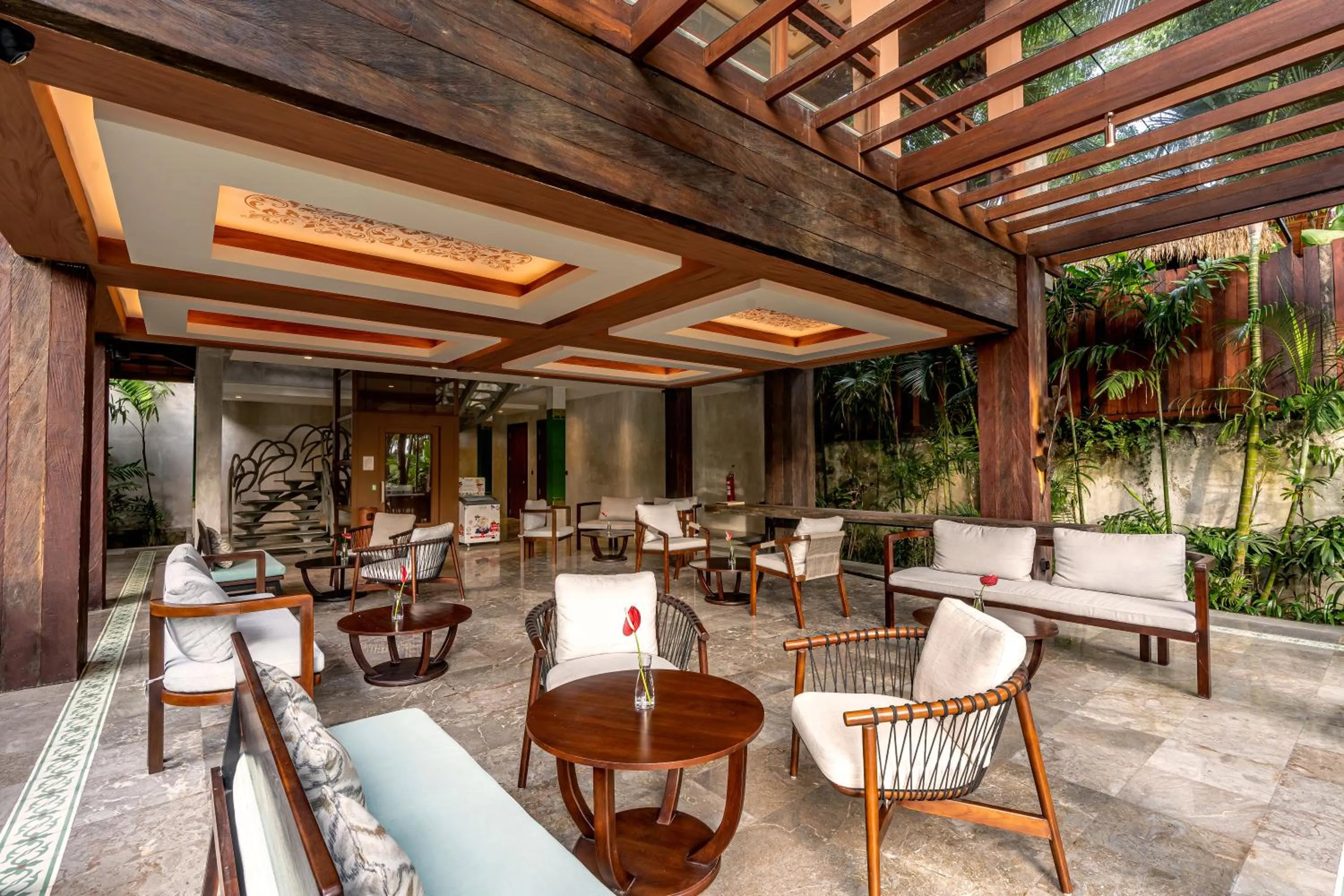 Seating area in Adiwana Kamania