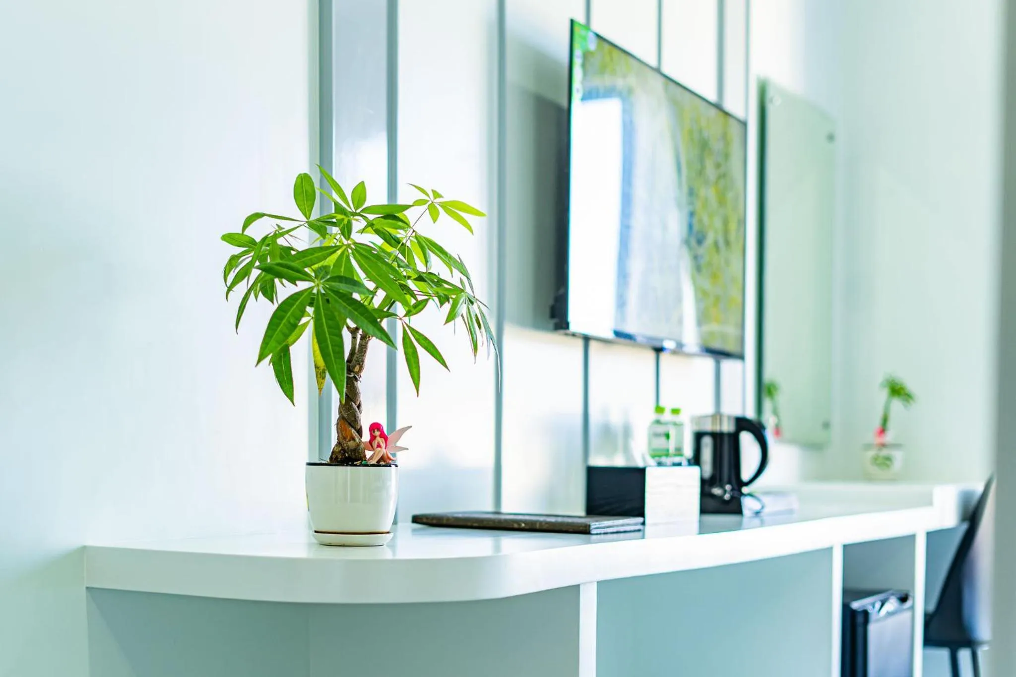 Bed in The Square Kampot Hotel