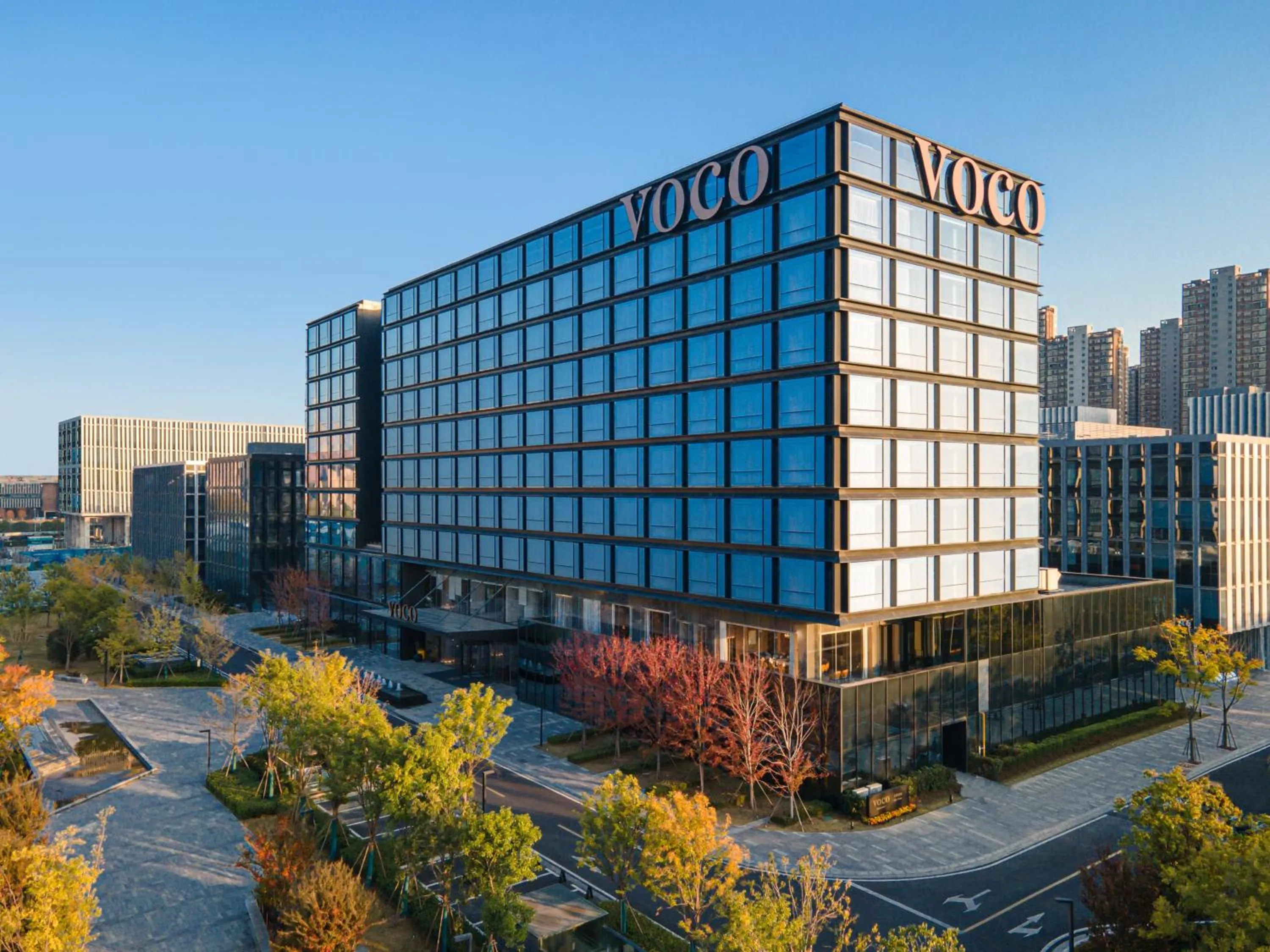 Property building in voco Hefei Binhu by IHG