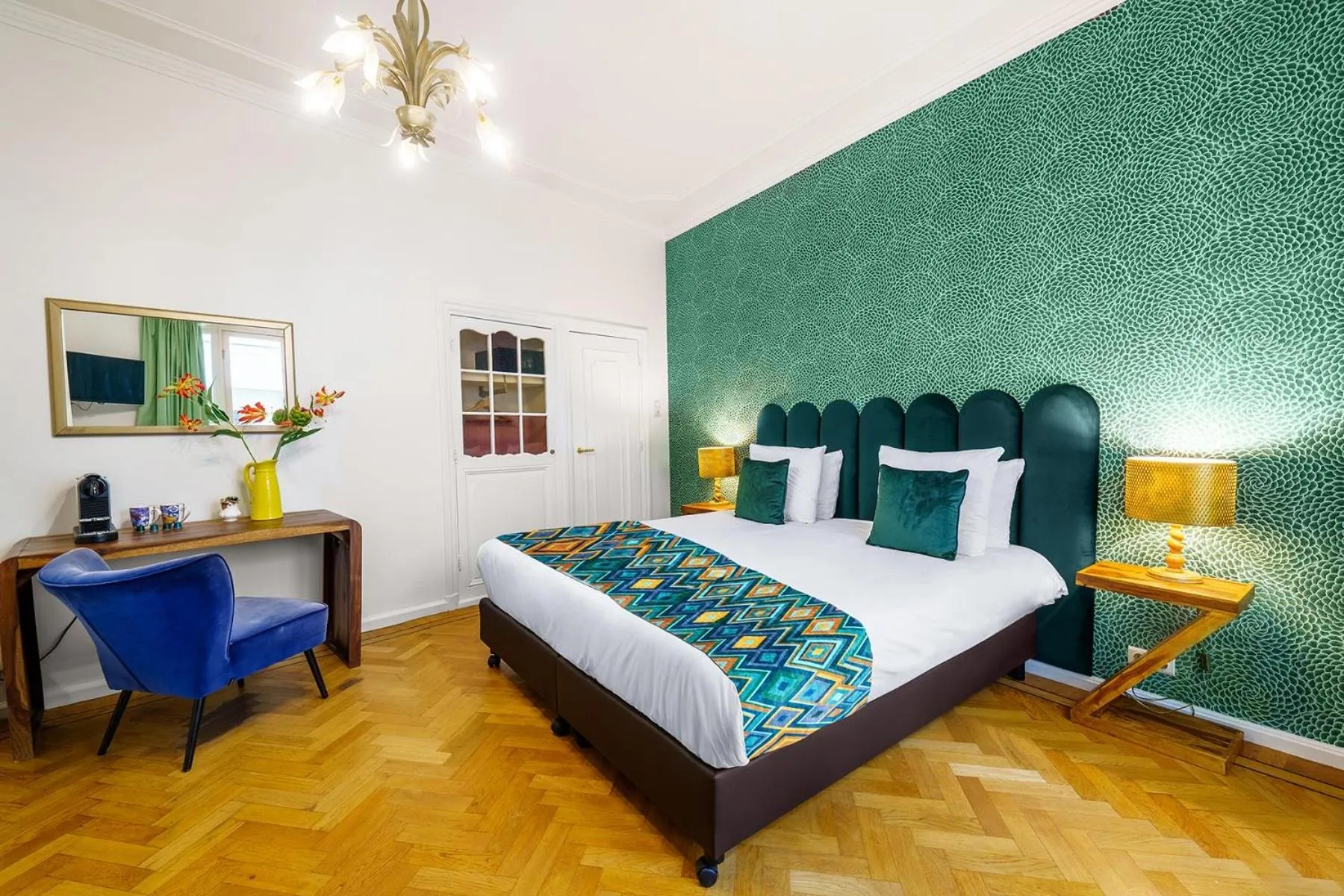 Bed in Boutique Hotel des Arts