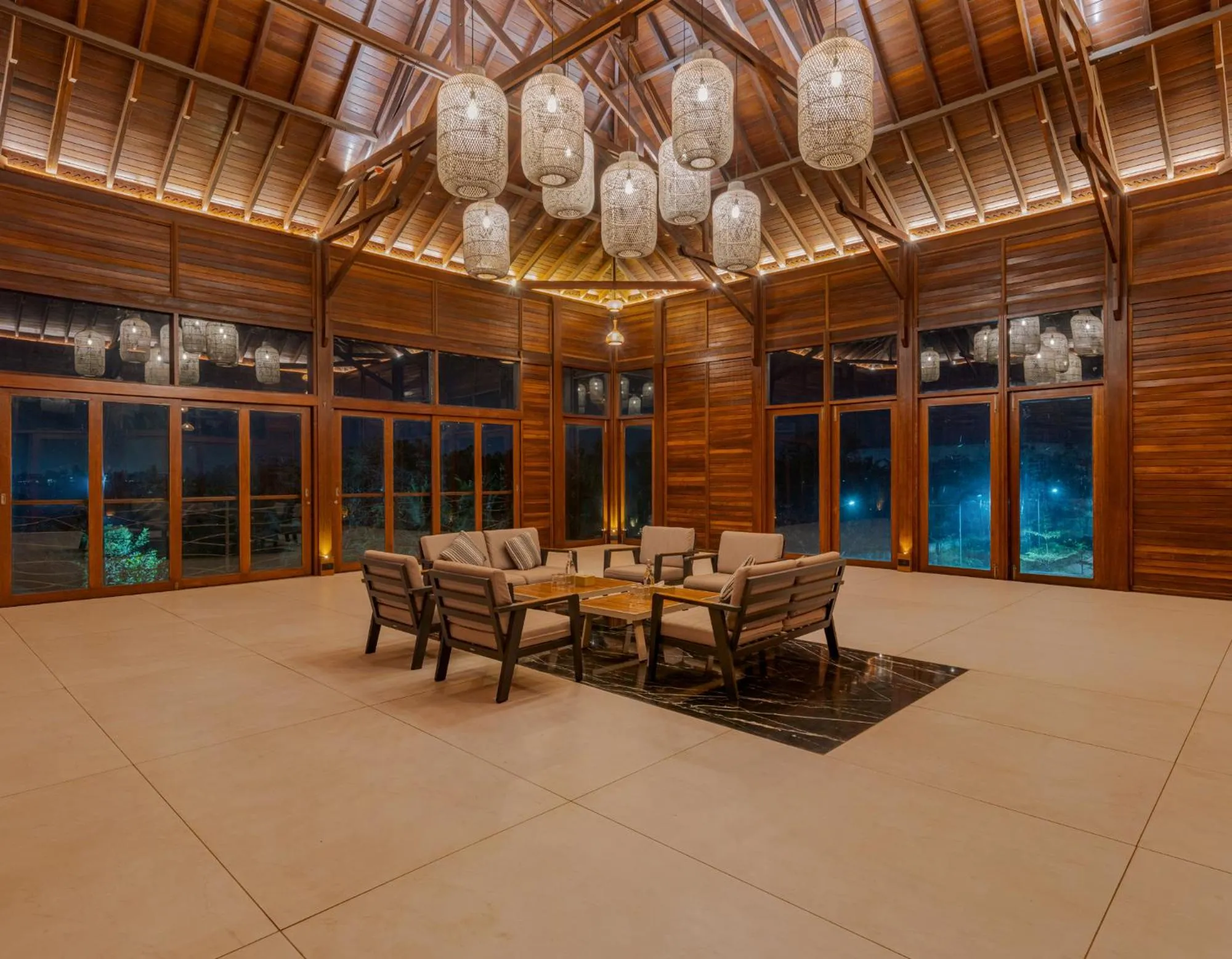 Seating area in Highland Club with Swimming Pool-GYM