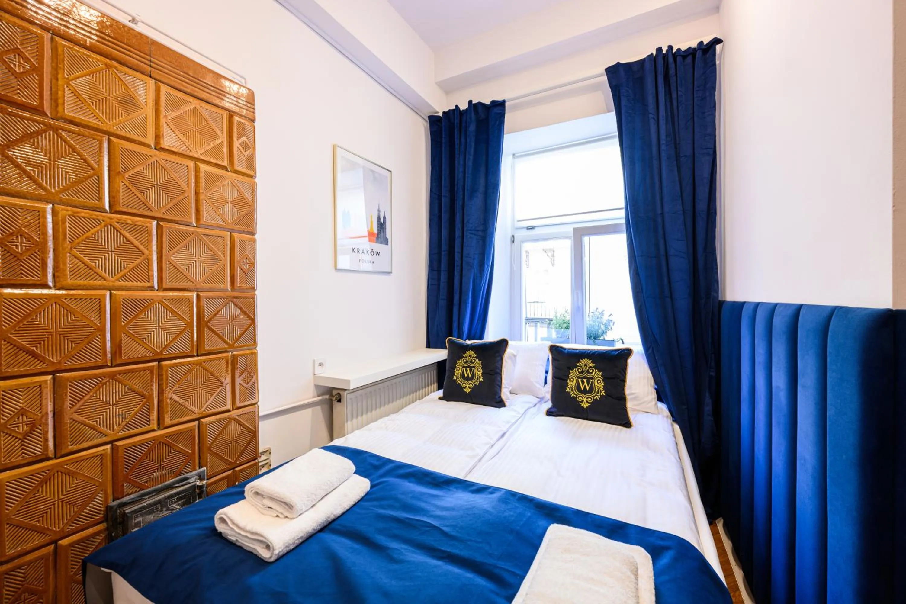 Bed in Wiślna Main Square Apartments