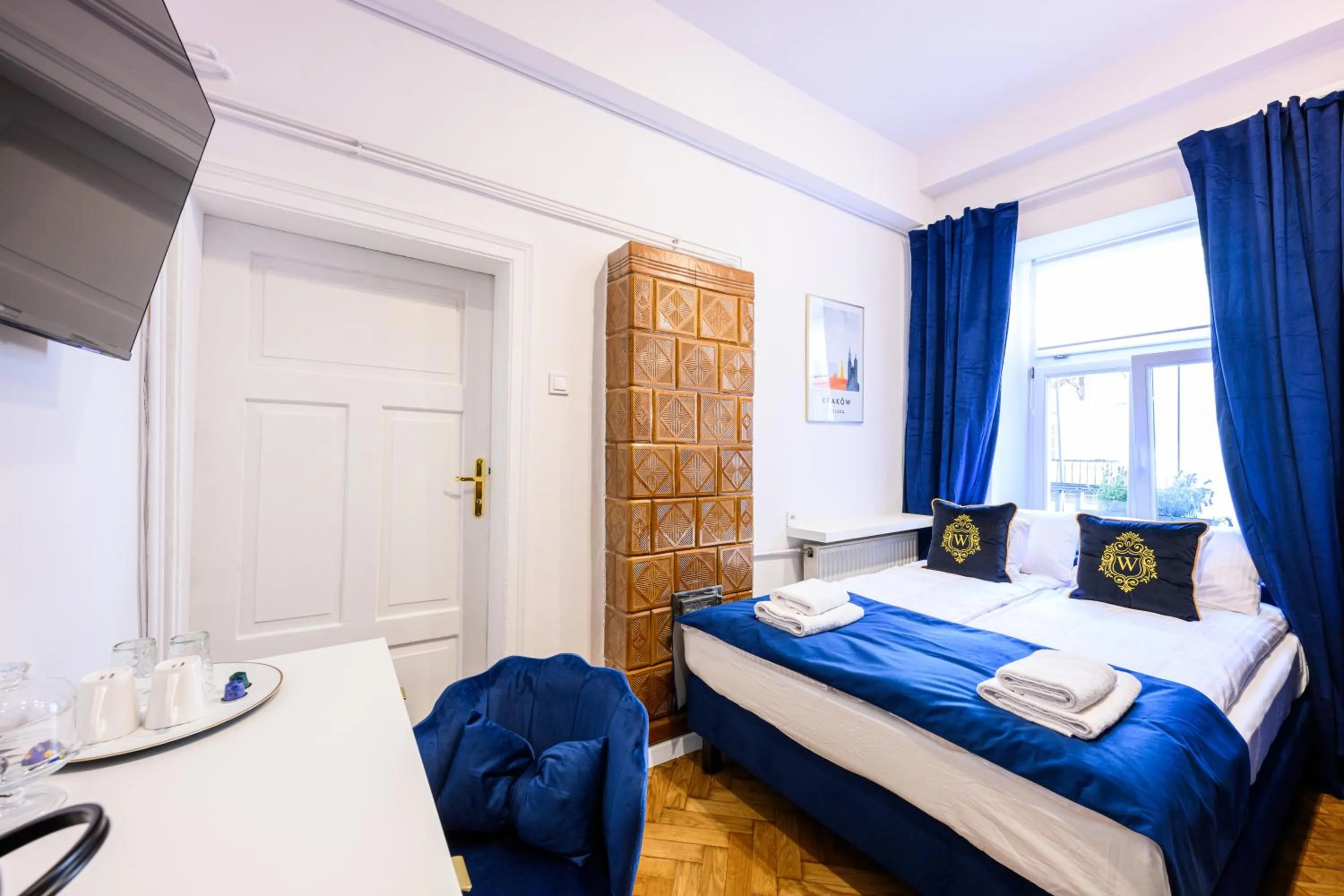 Bed in Wiślna Main Square Apartments