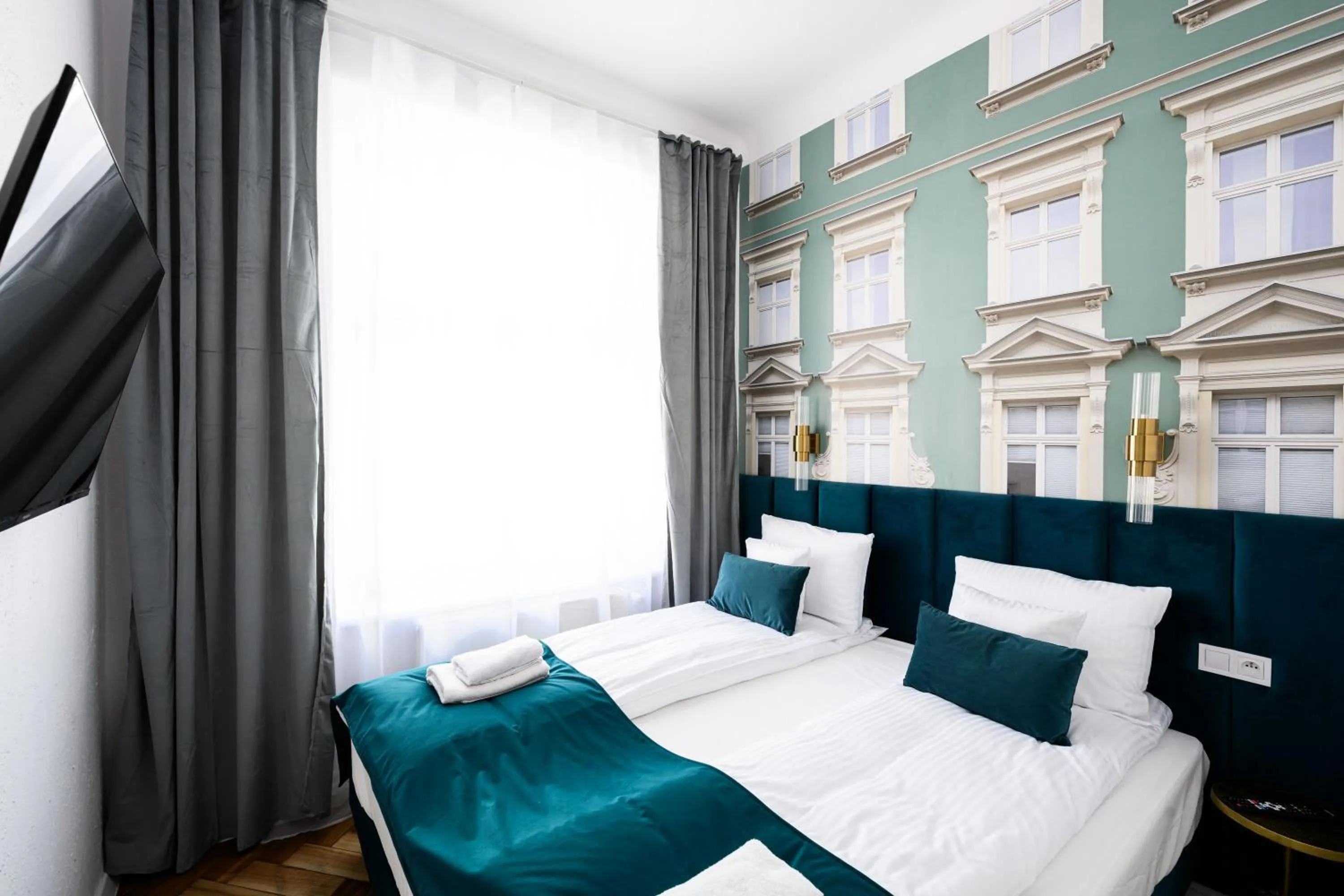 Photo of the whole room, Bed in Wiślna Main Square Apartments