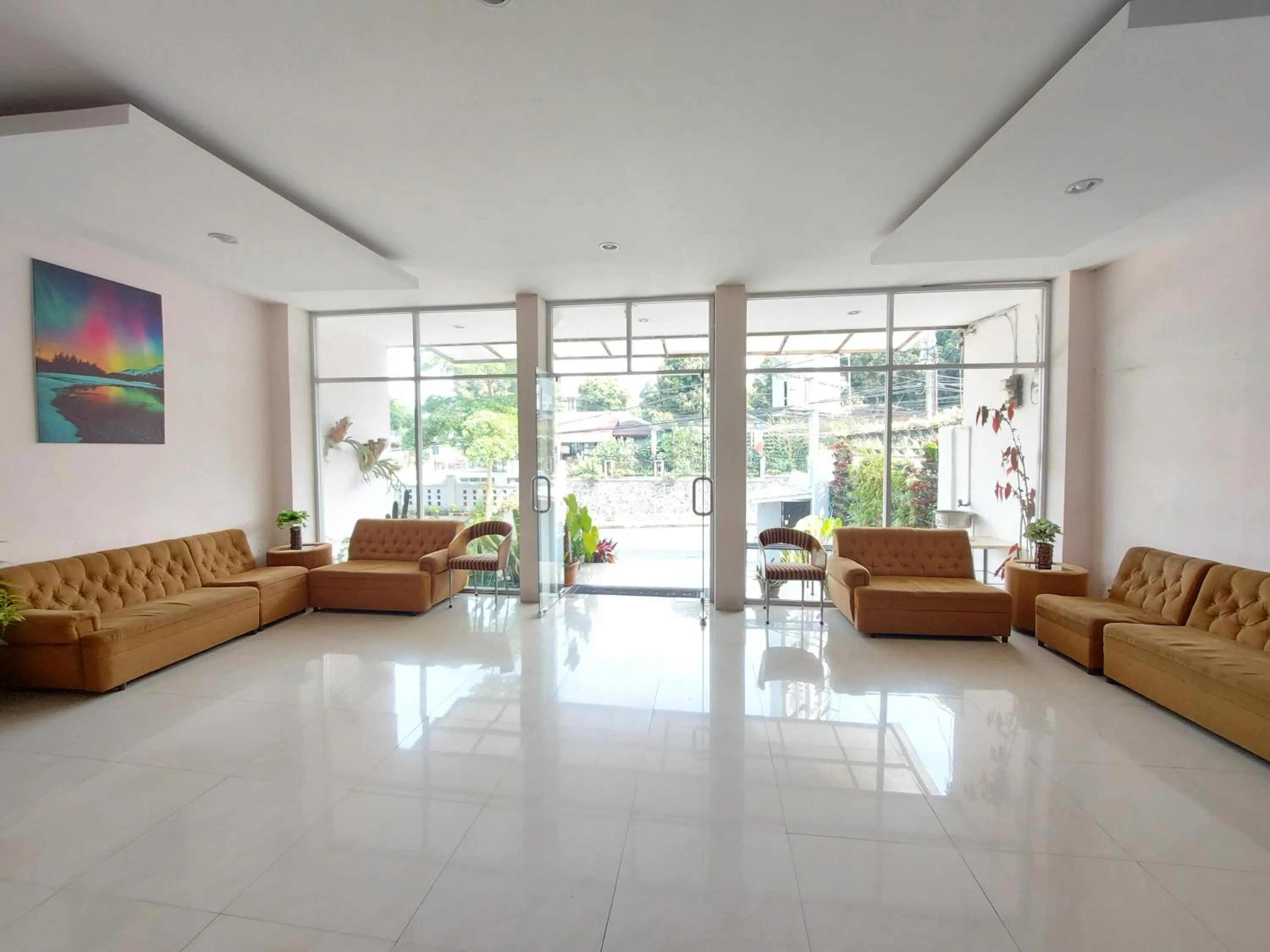 Living room in The Aurora by Makati