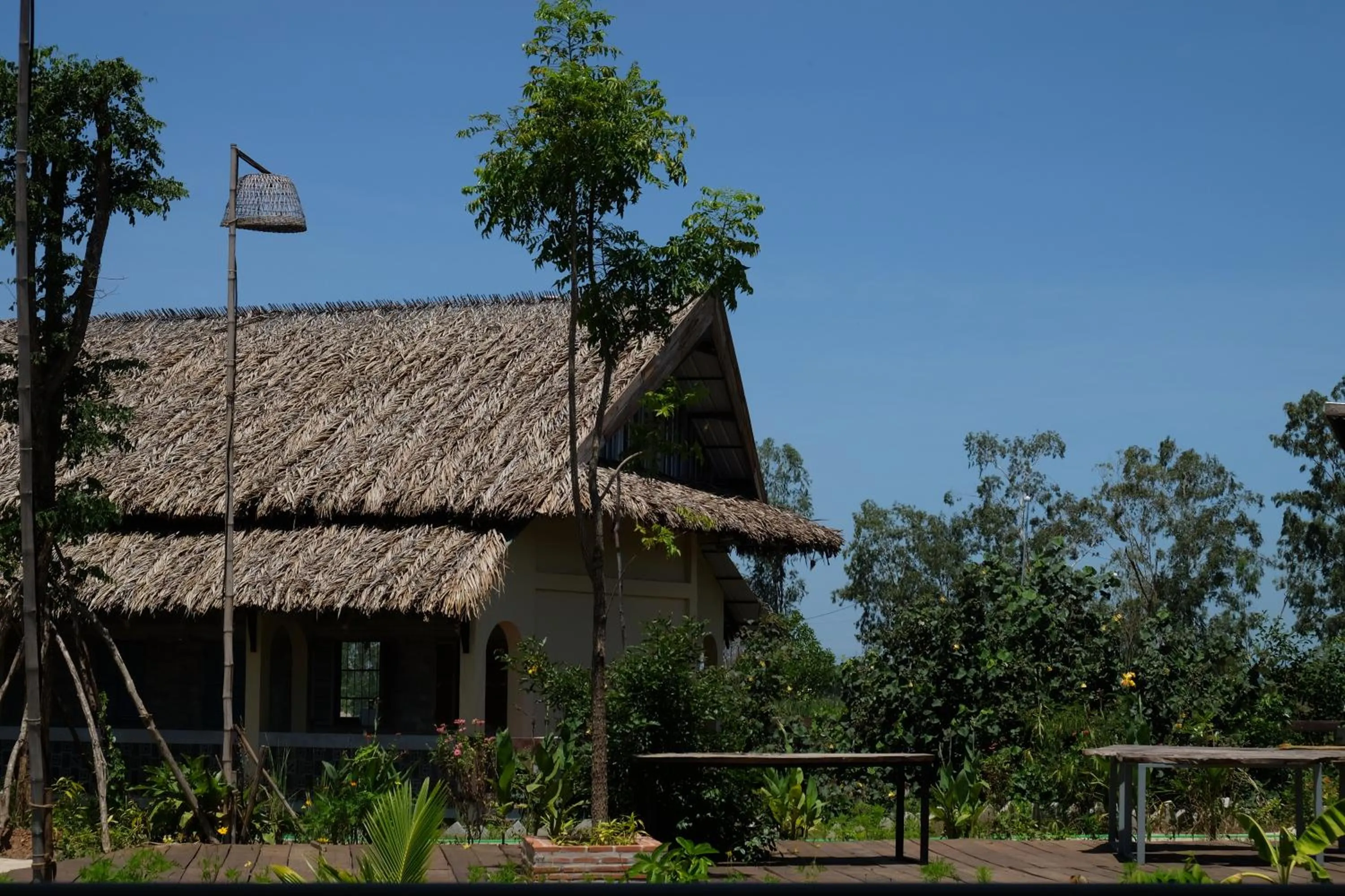 Landmark view in Kampot Eco Village