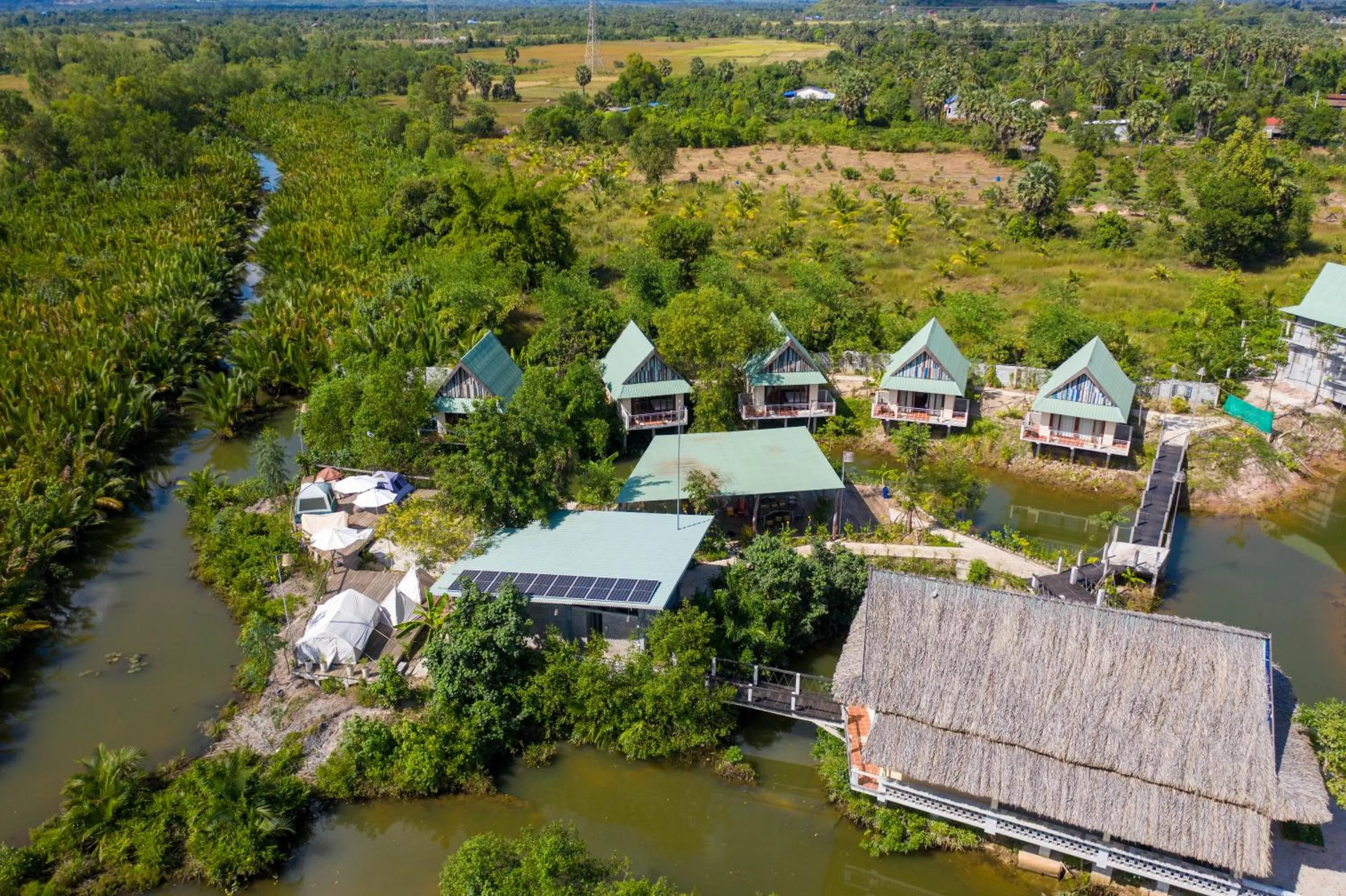Property building in Kampot Eco Village