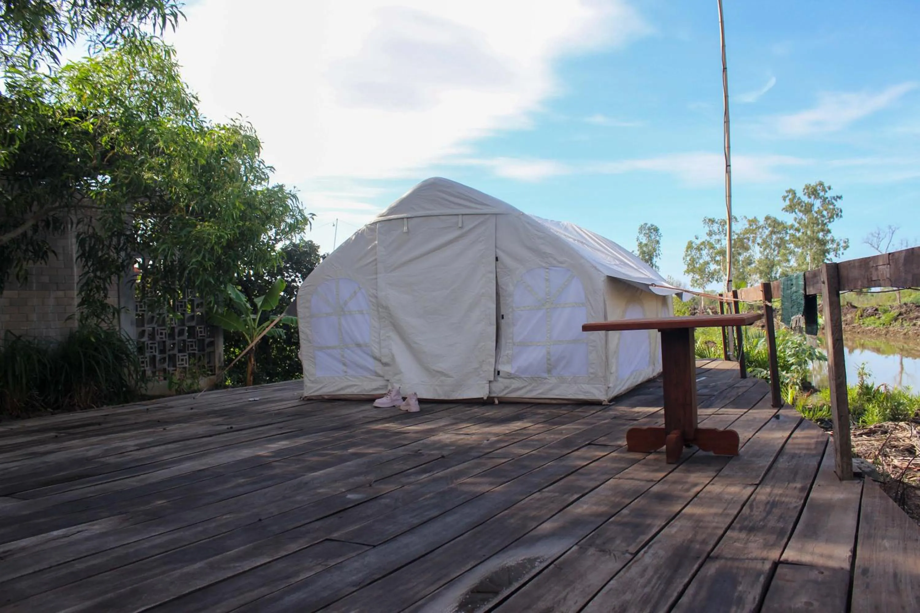 Natural landscape in Kampot Eco Village