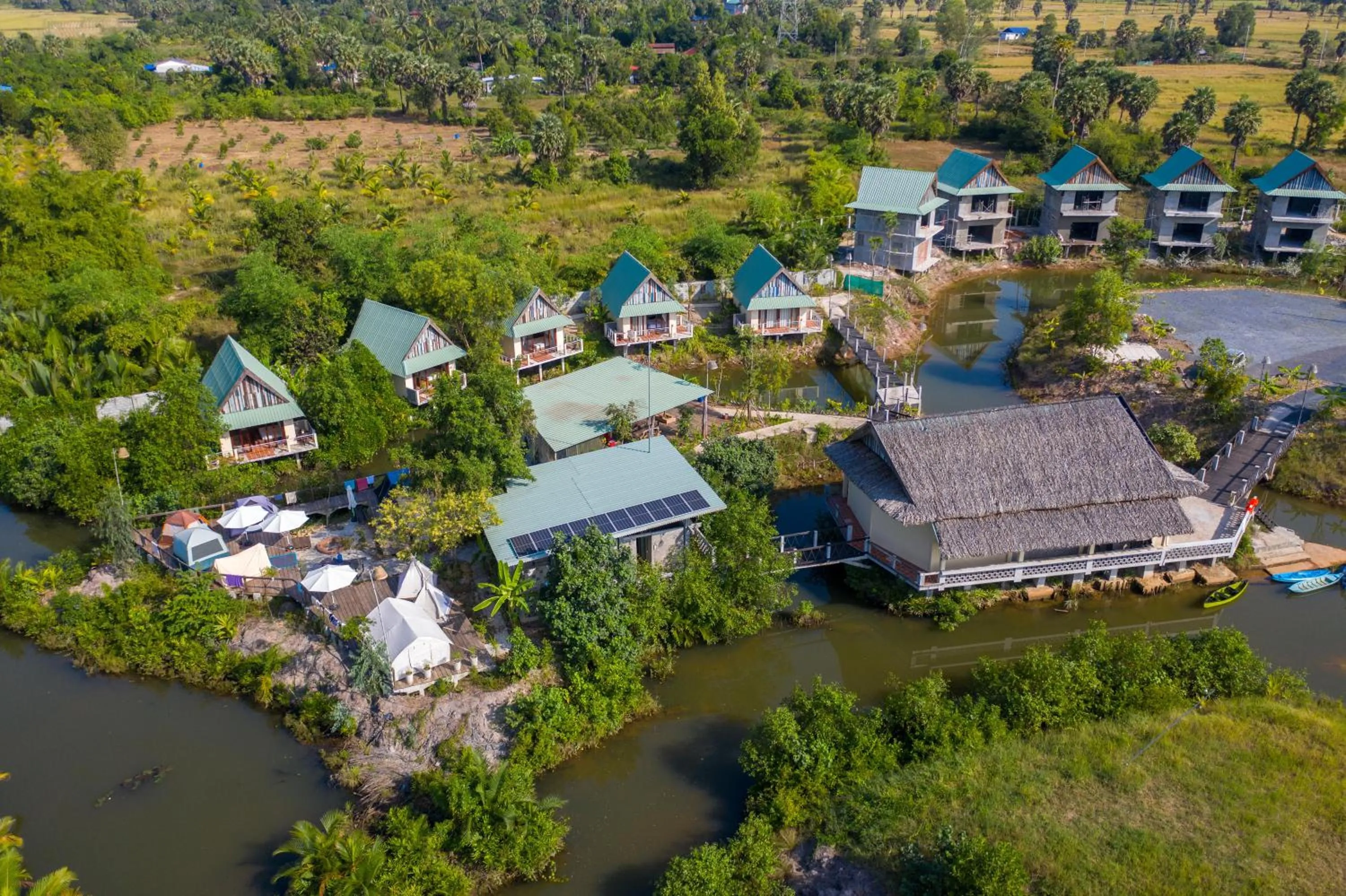 Property building in Kampot Eco Village
