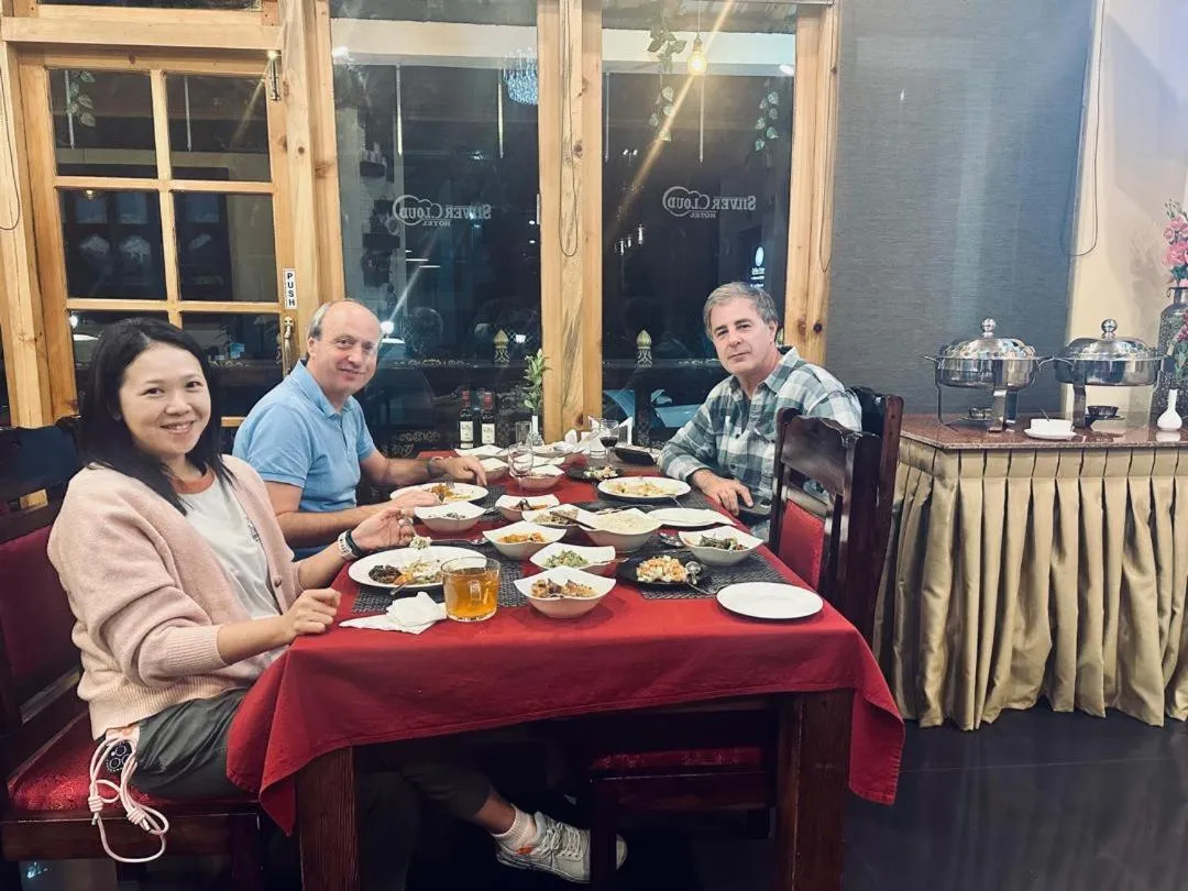 group of guests in Silver Cloud Hotel