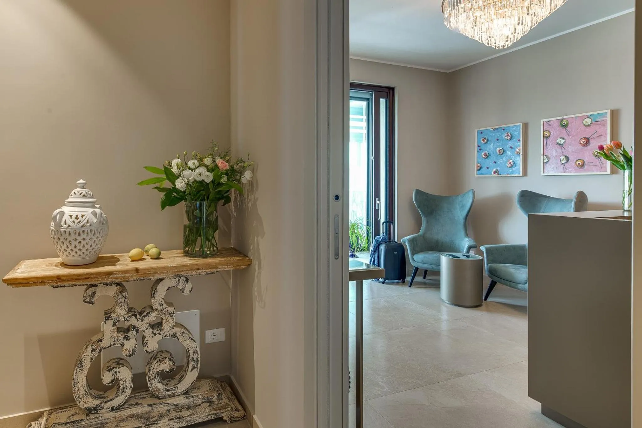 Living room in Villa Salisà