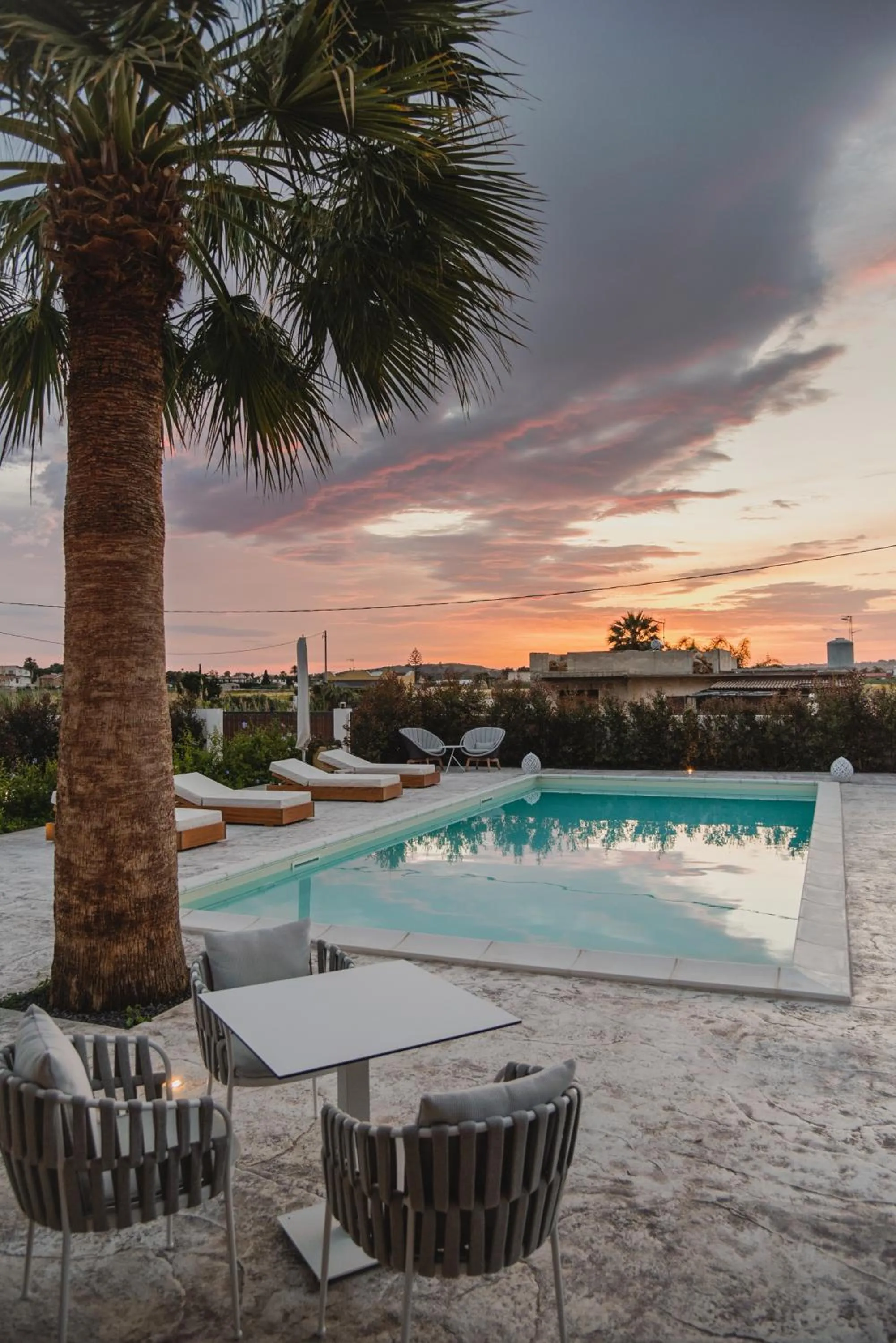 Pool view in Villa Salisà