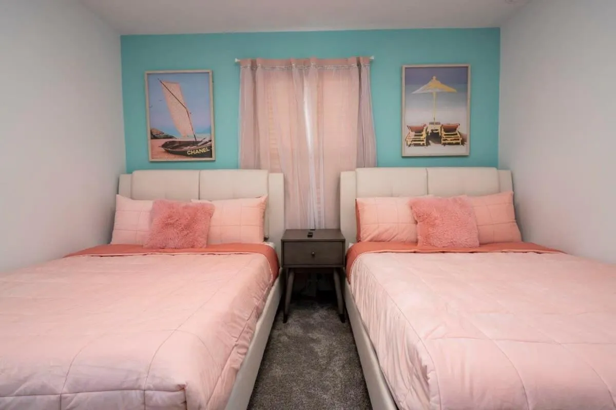 Bed in Marvelous 4Bd with Pool at Storey Lake Resort 2601