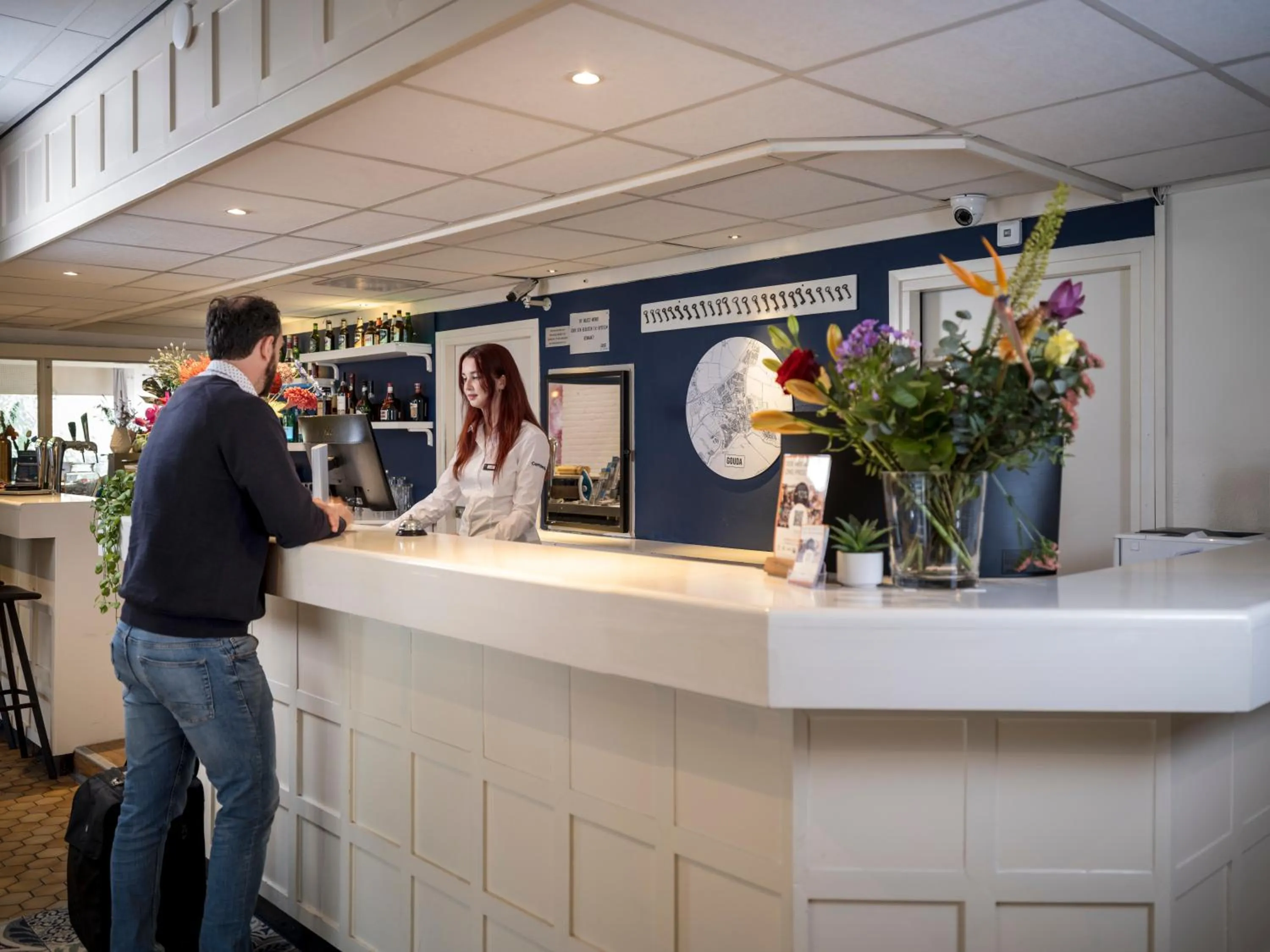 Lobby or reception in Campanile Hotel & Restaurant Gouda