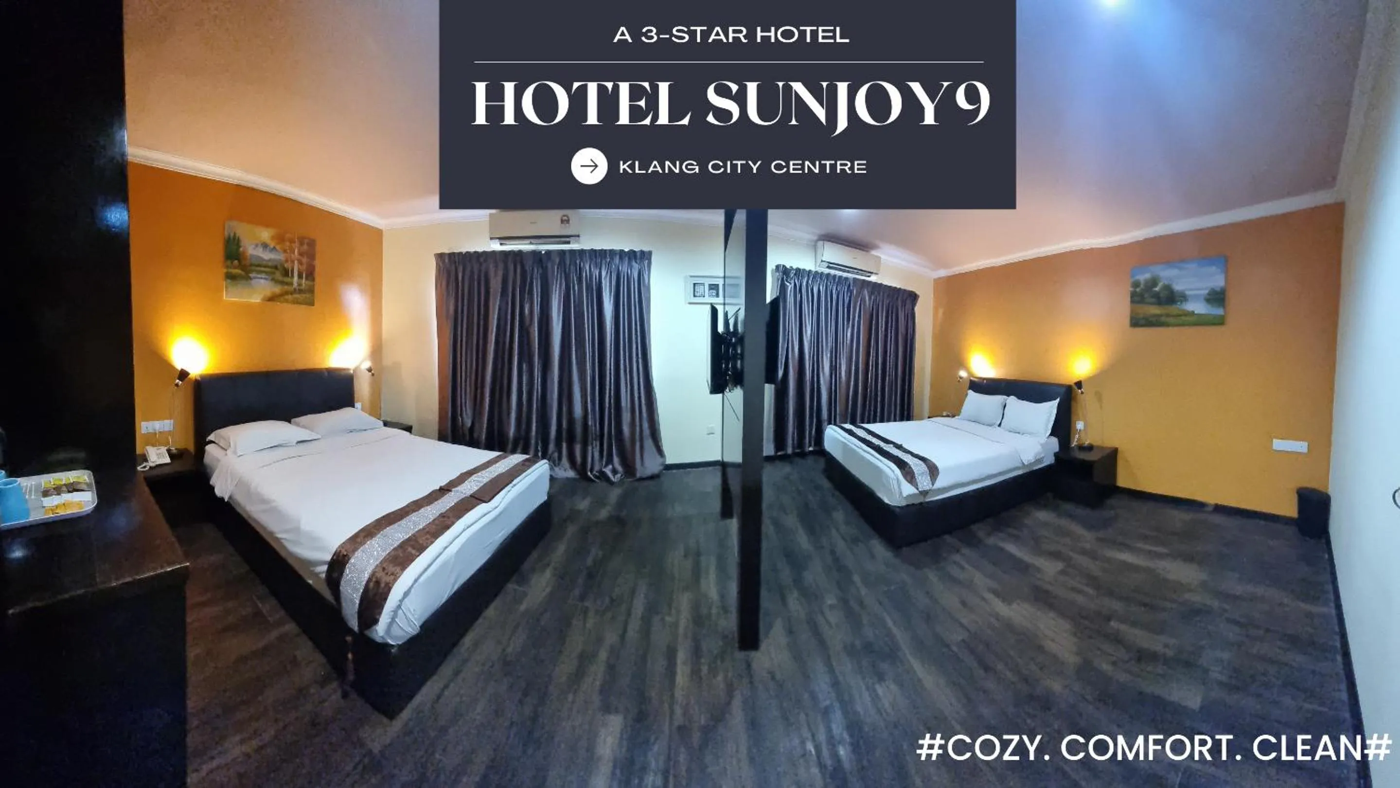 Property logo or sign, Bed in Hotel Sunjoy9 Klang