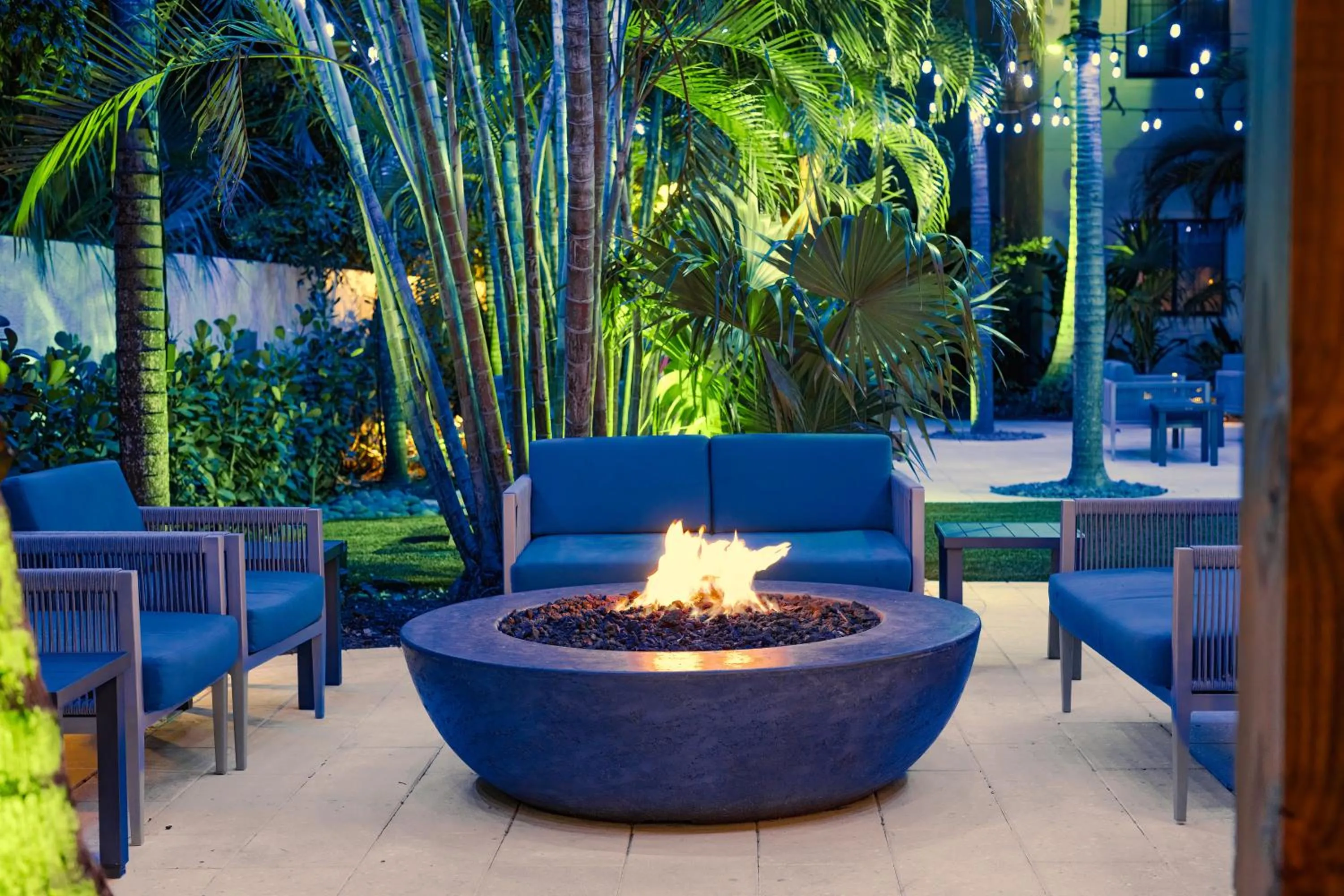 Patio in Compass by Margaritaville Hotel Naples