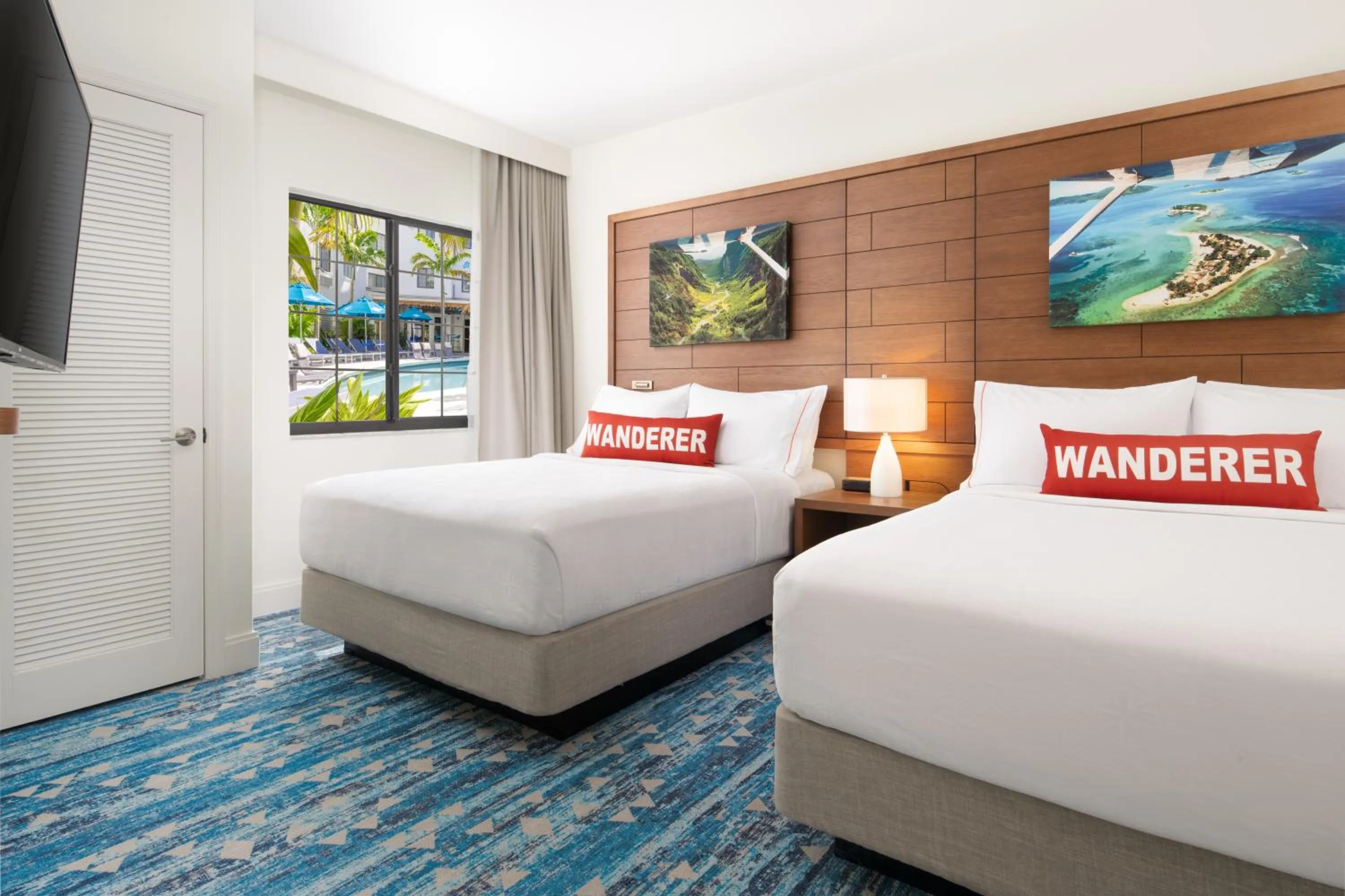 Bedroom, Bed in Compass by Margaritaville Hotel Naples