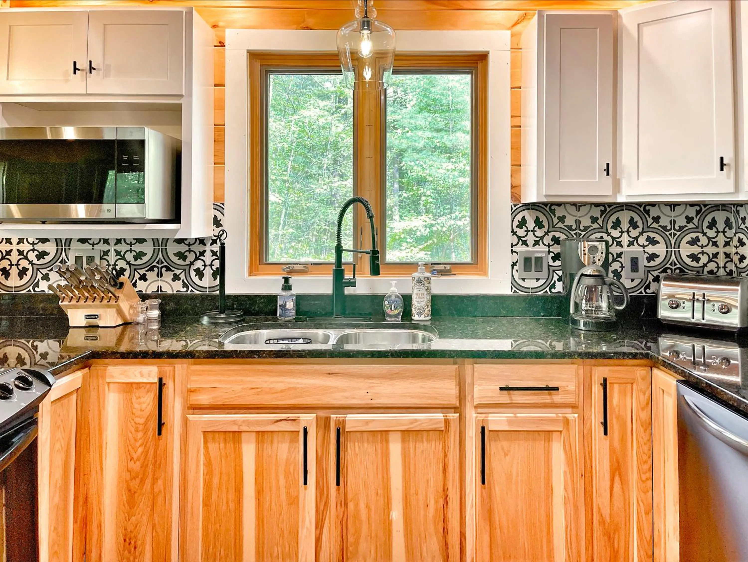 dishwasher in Adirondack Mountain Cabin with Hot Tub, Near Whiteface, Lake Placid, Fire Pit, Game Rm