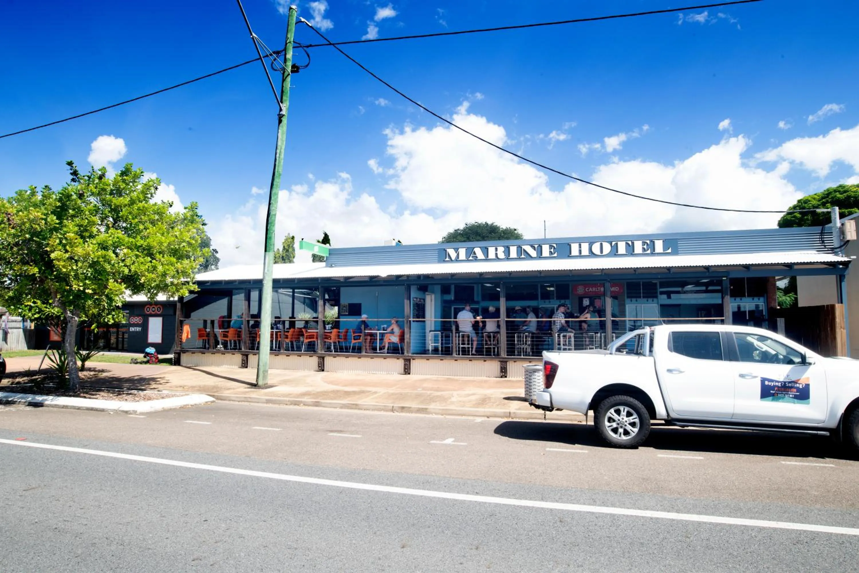 Property building in Nightcap at Marine Hotel Cardwell