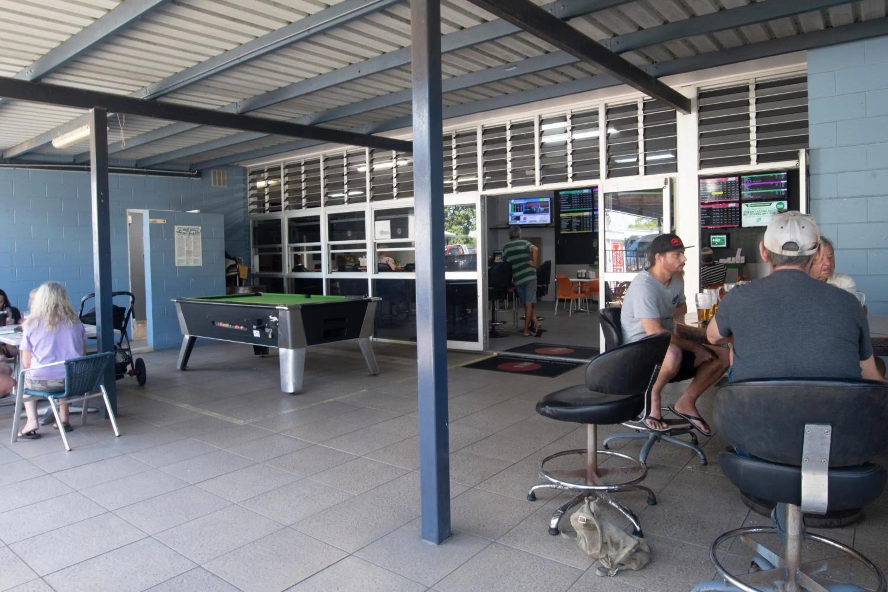 Billiard in Nightcap at Marine Hotel Cardwell