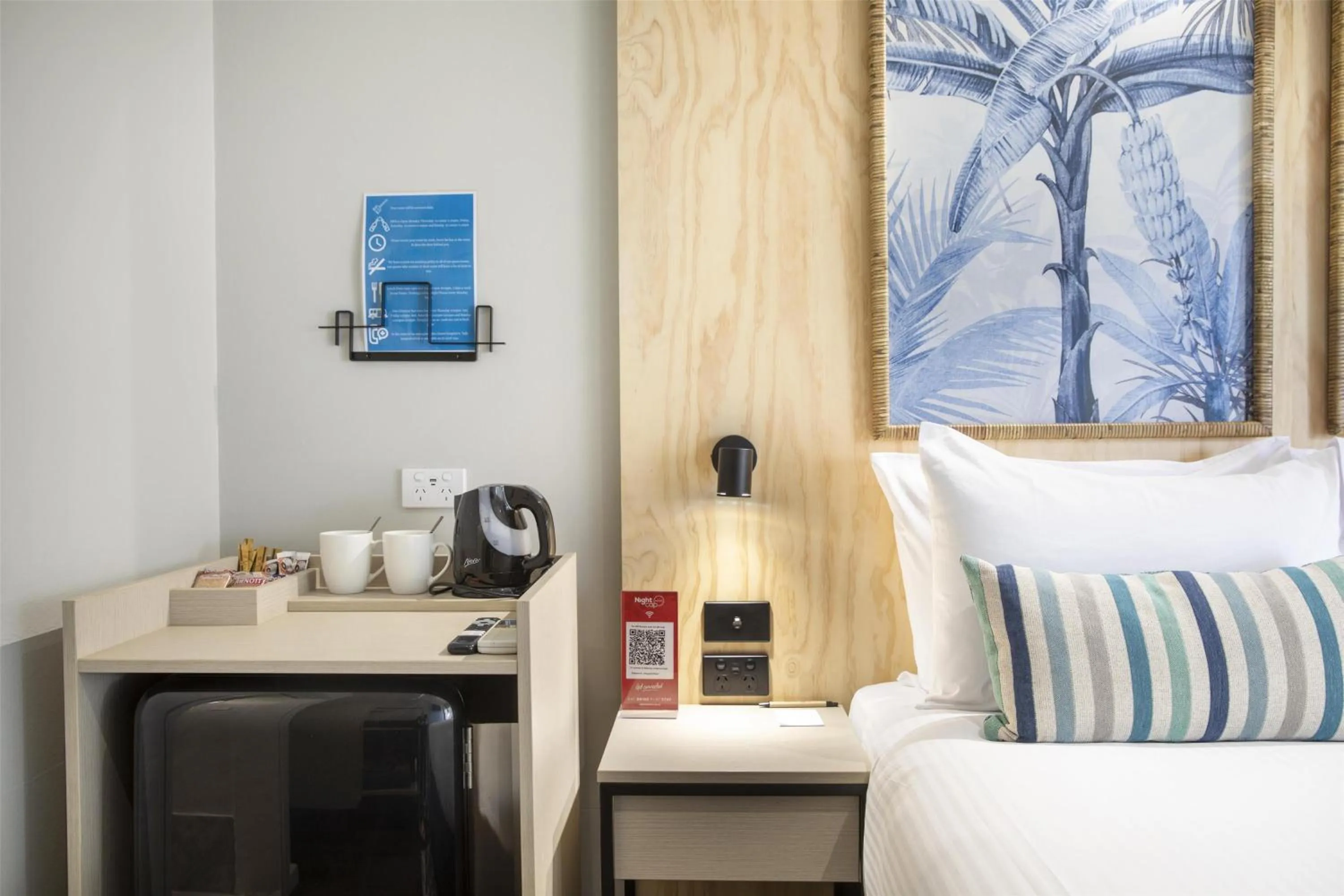 Bedroom, Bed in Nightcap at Marine Hotel Cardwell