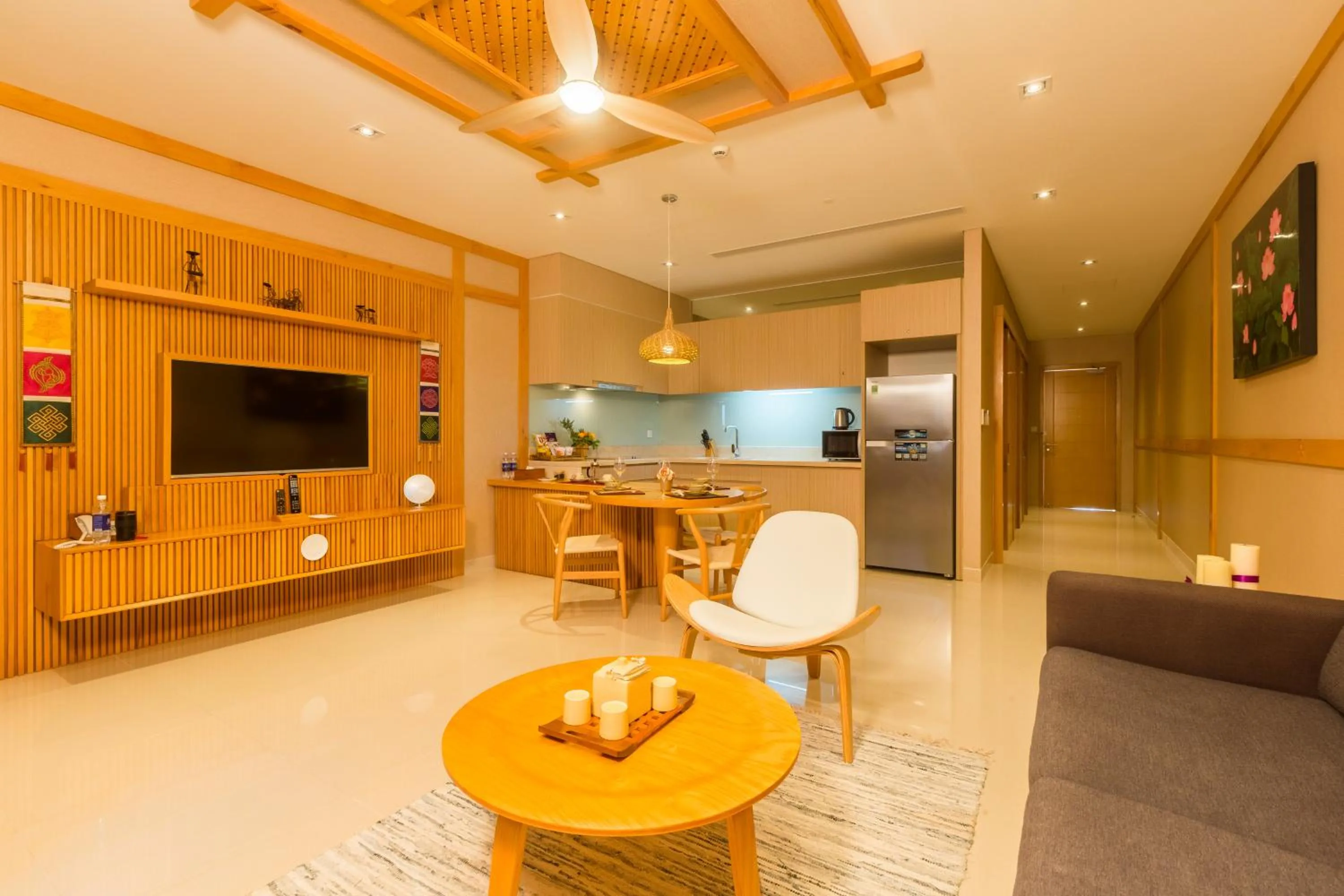 Living room in Memories Holiday beach villa Da Nang