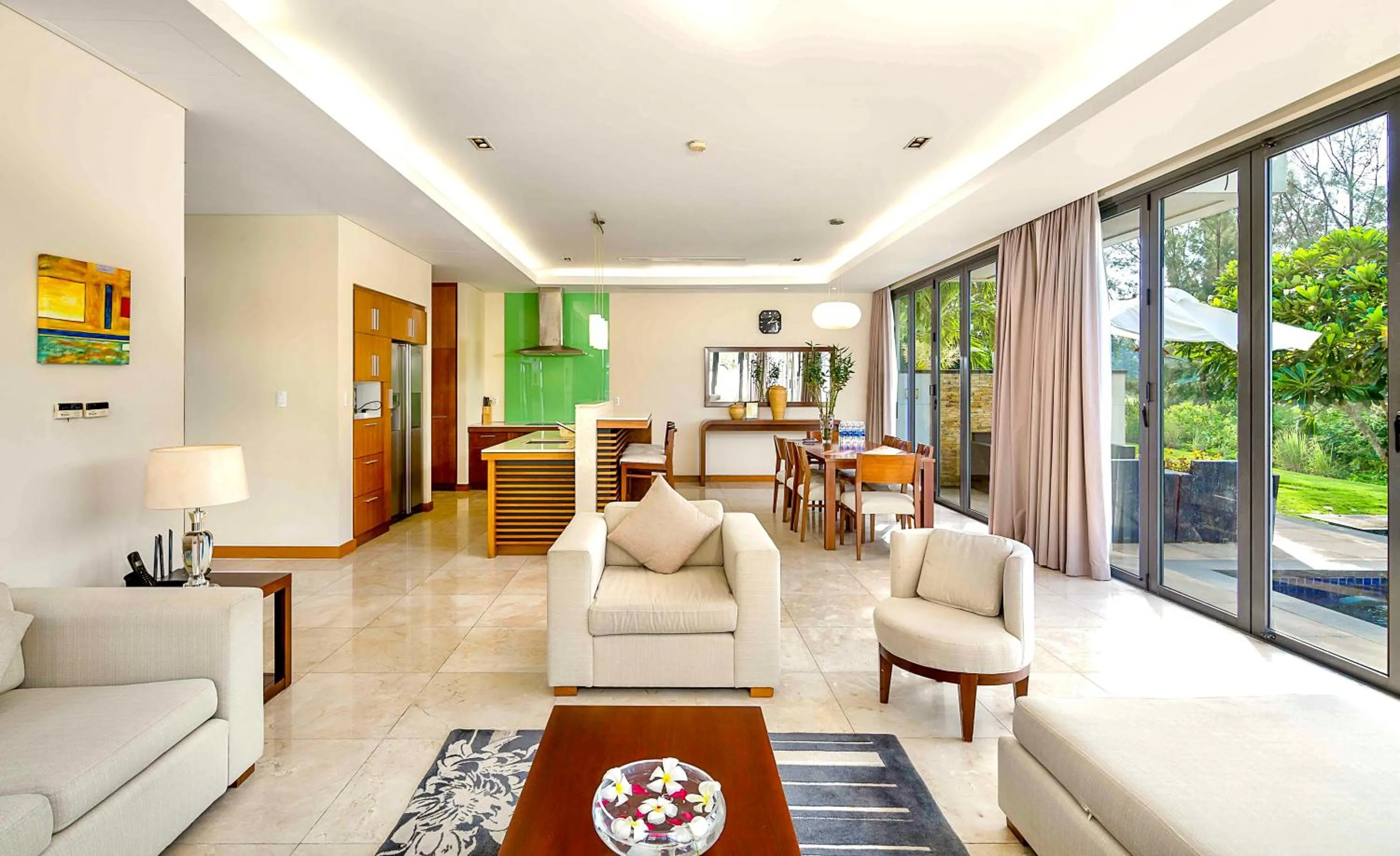 TV and multimedia in Memories Holiday beach villa Da Nang